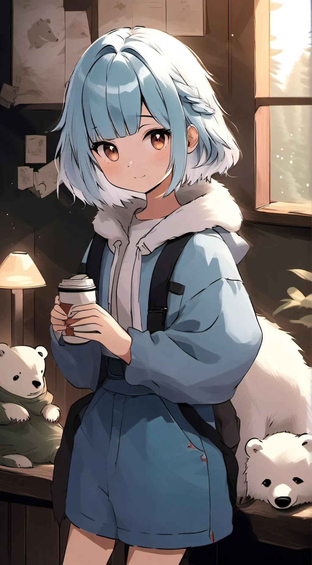 ai character: Sky background