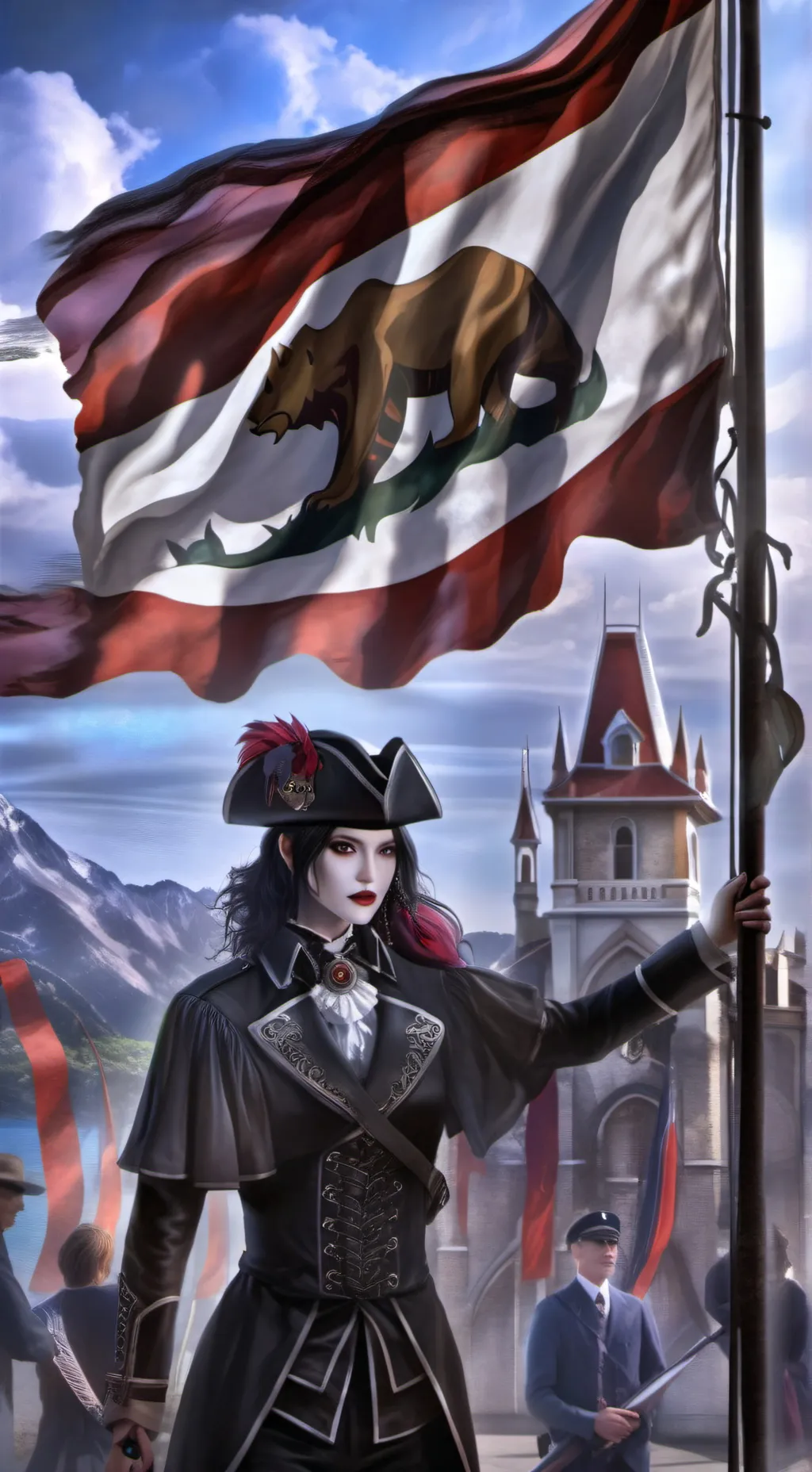ai character: cailfornia background