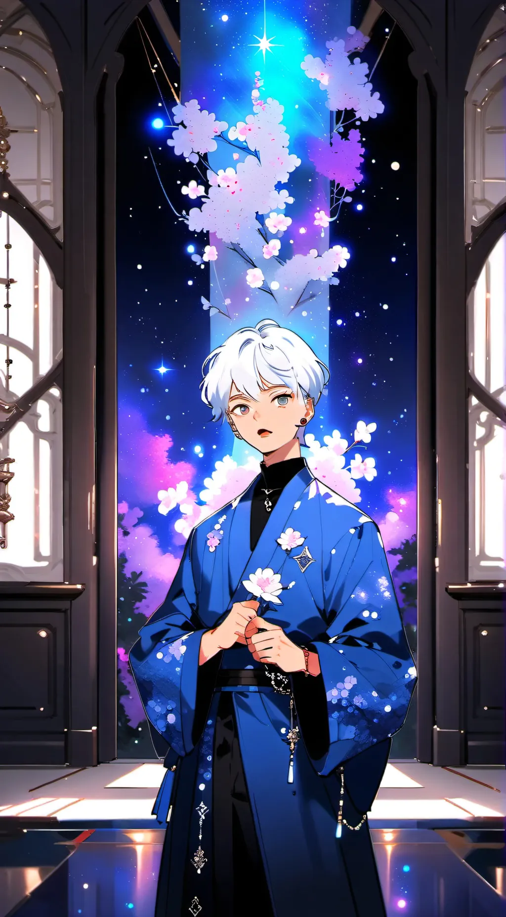 ai character: Baby saja background