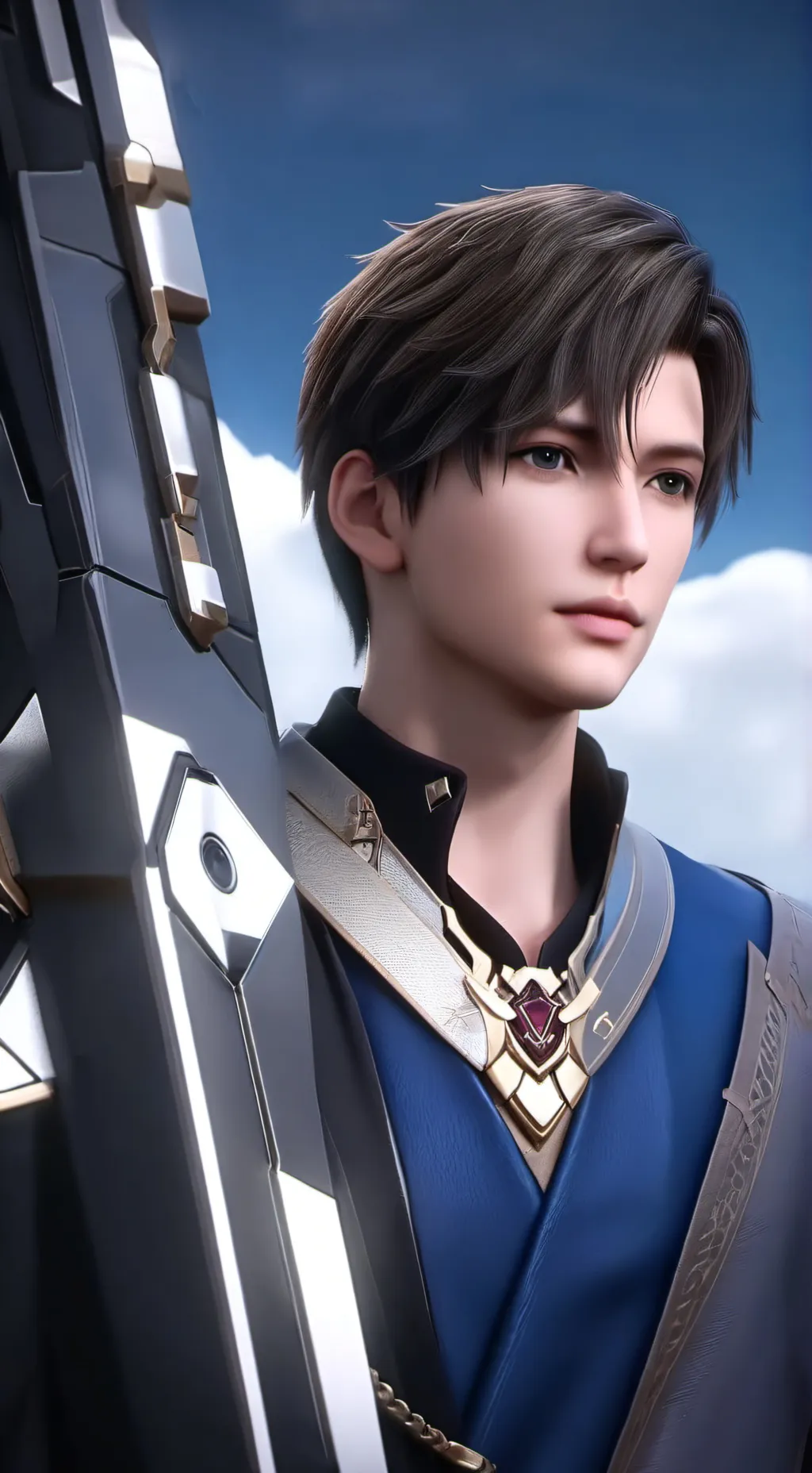 ai character: C00lkid X Bluudude background