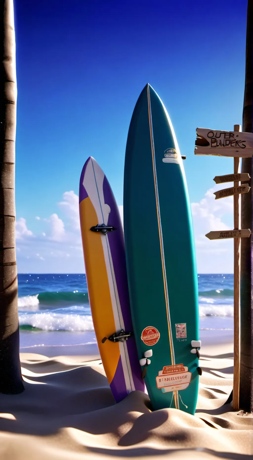 ai character: Outer Banks  background