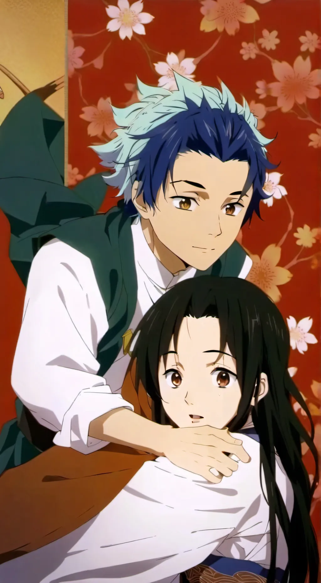 ai character: Tanjiro x Kanao background