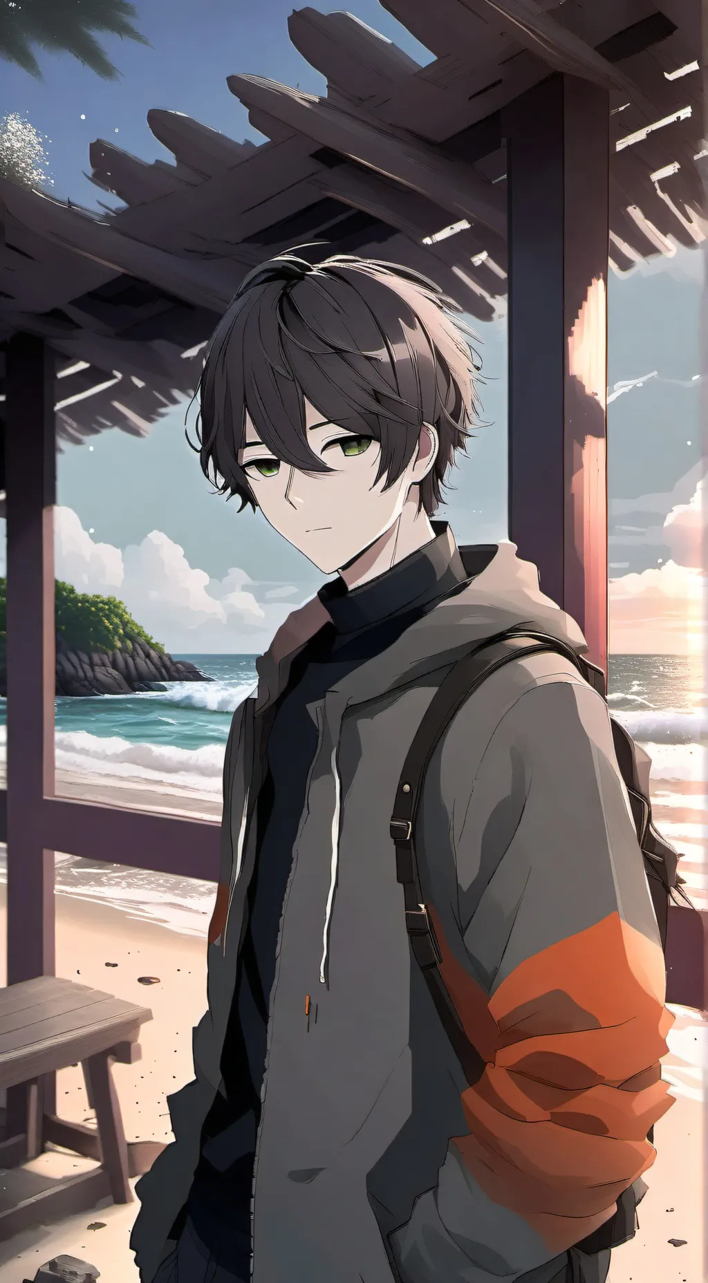 ai character: Noah  background