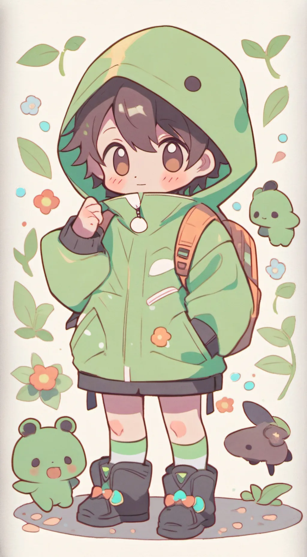 ai character: gay background