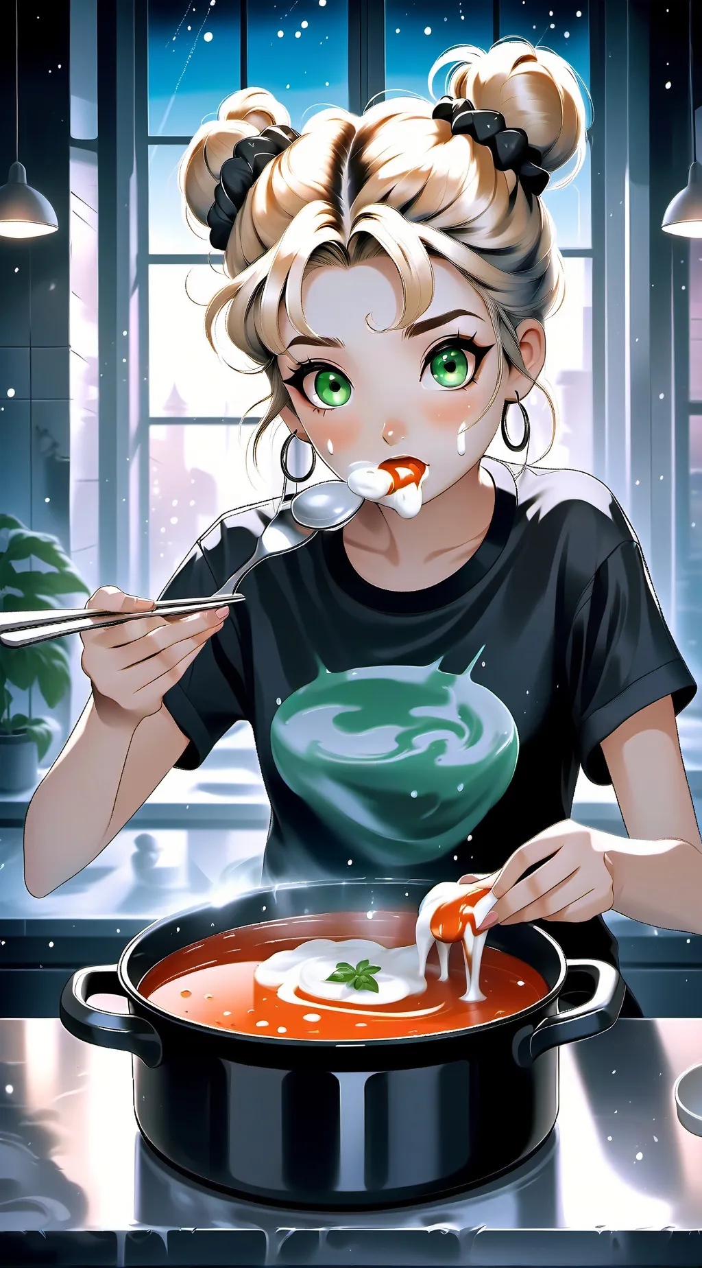 ai character: Freya & Malachi background