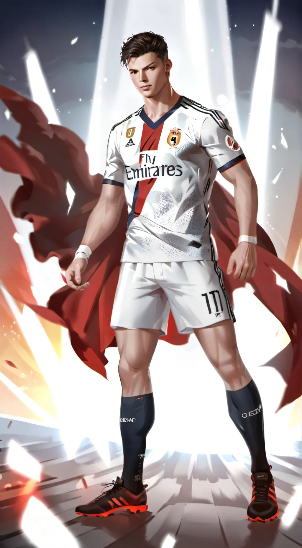 ai character: Ronaldo  background