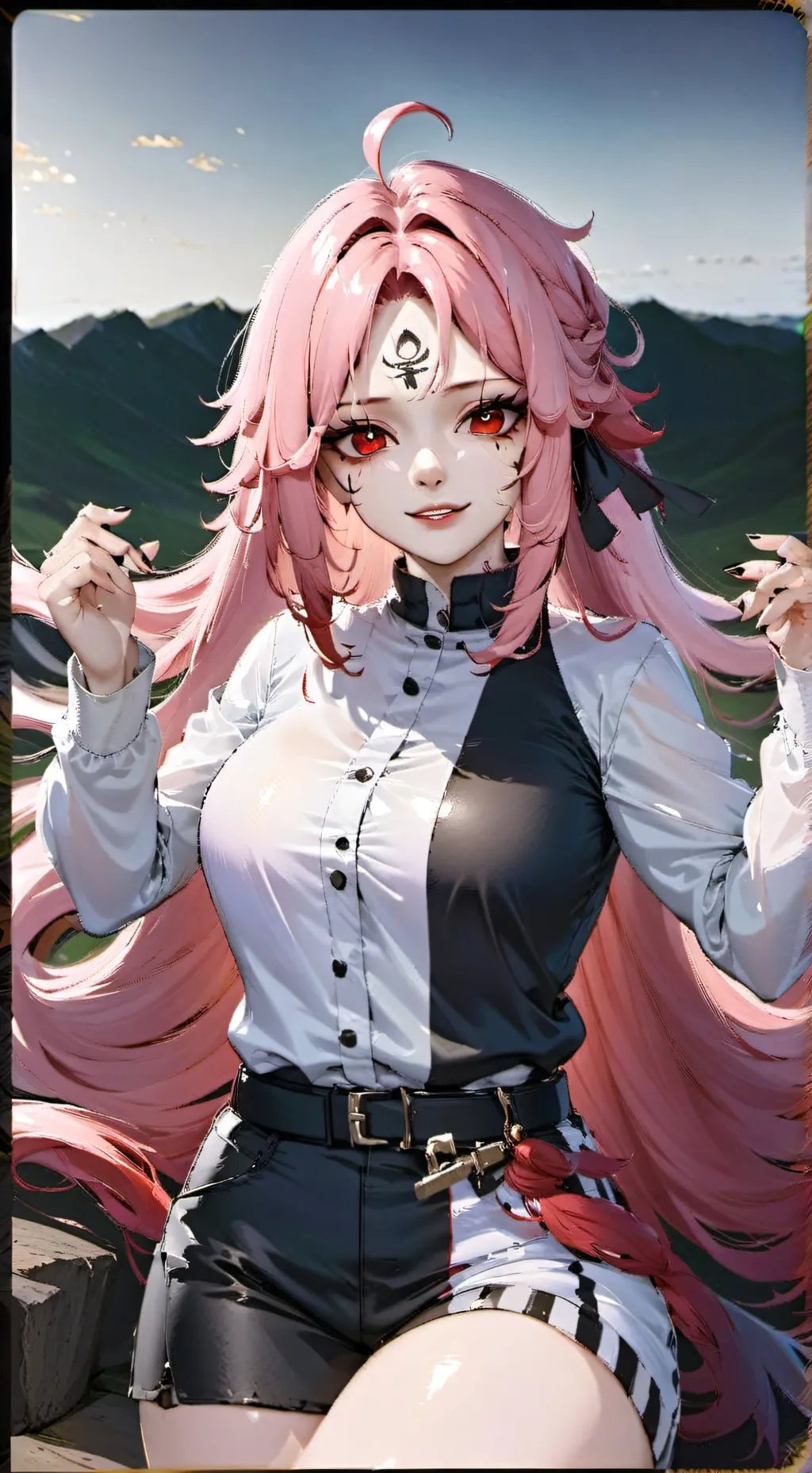 ai character: Female Sukuna background