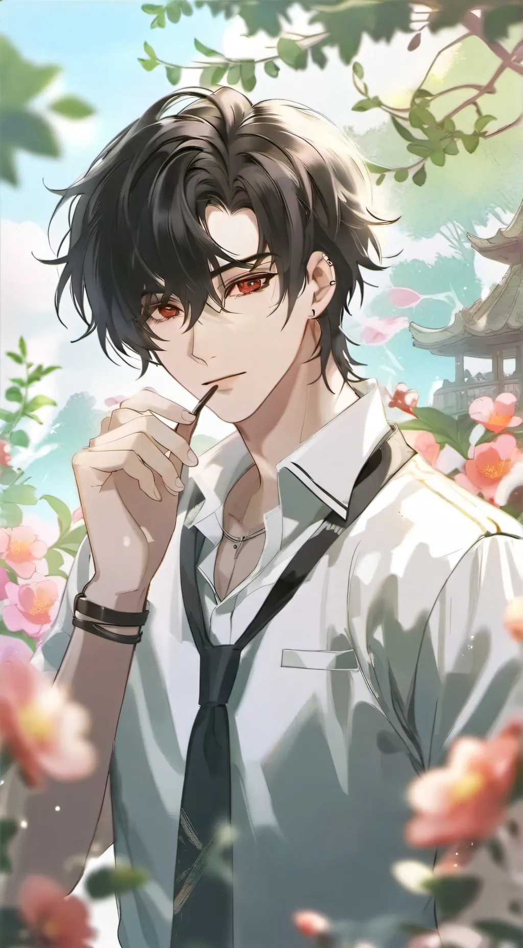 ai character: hugo background