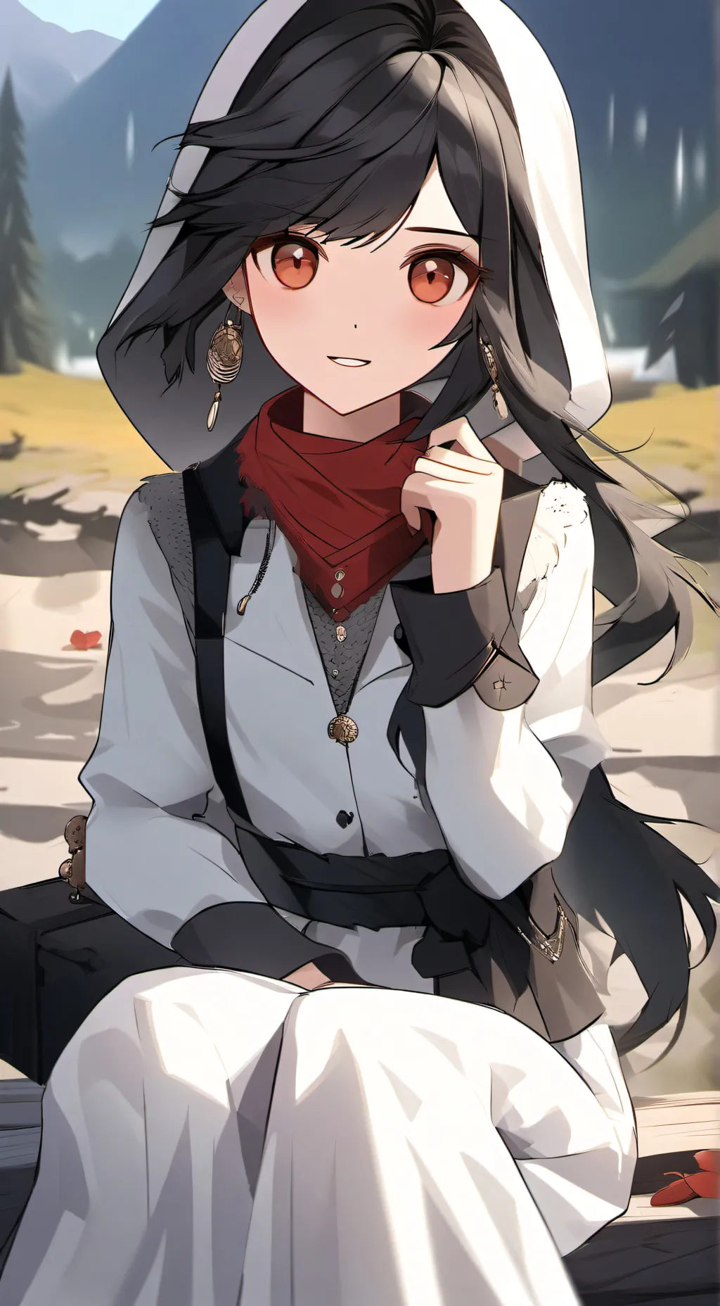 ai character: hot crush background