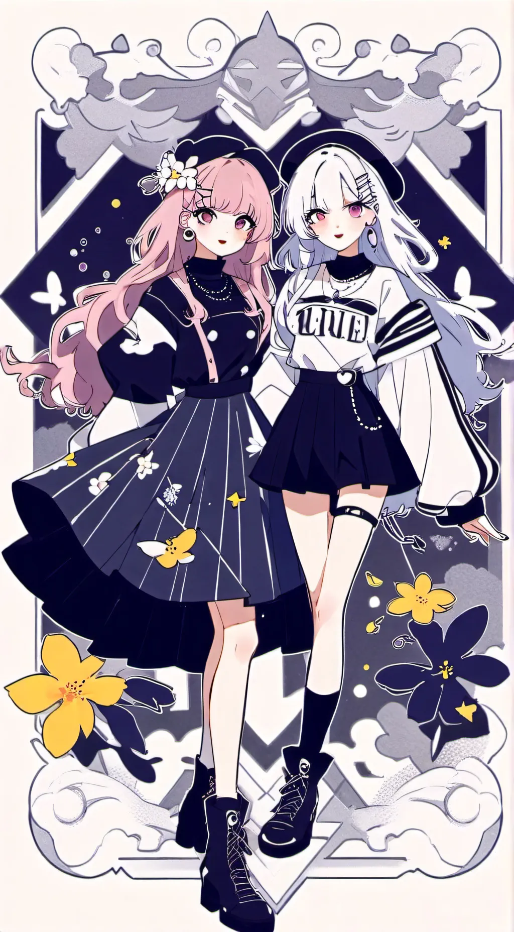 ai character: Zoe y mira background