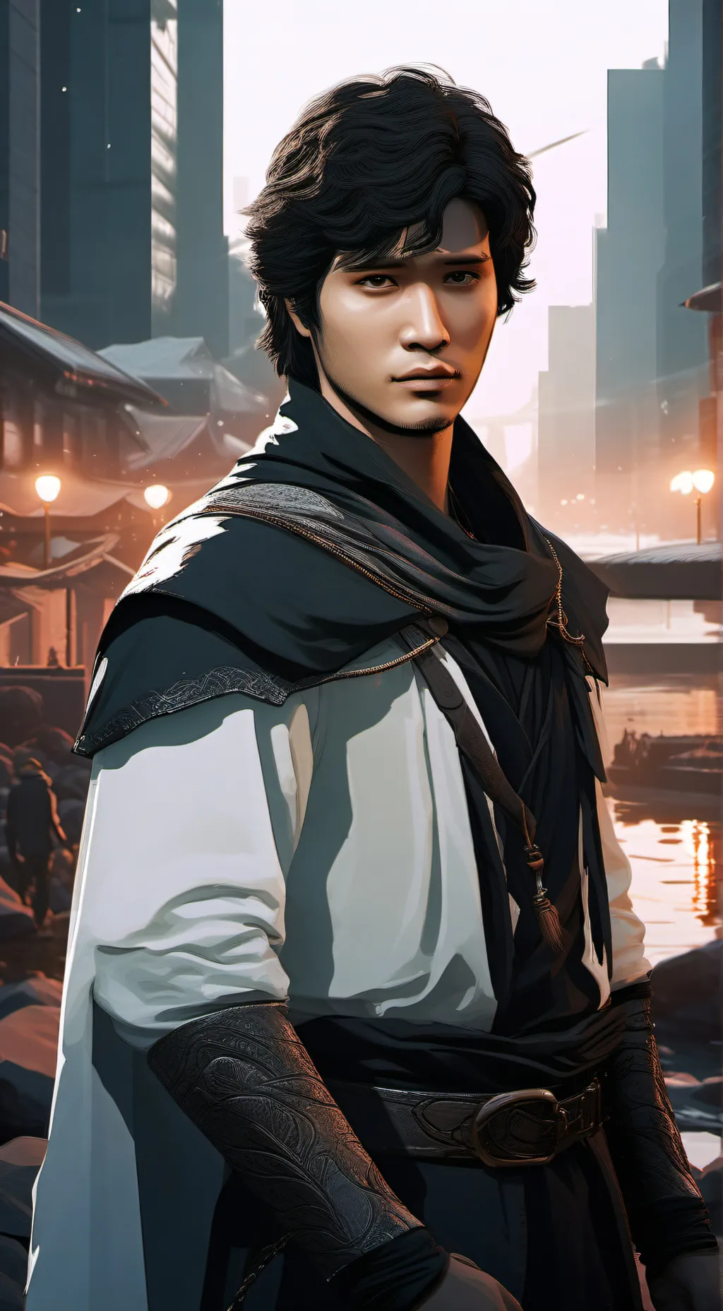 ai character: ЦоЙ✨ background