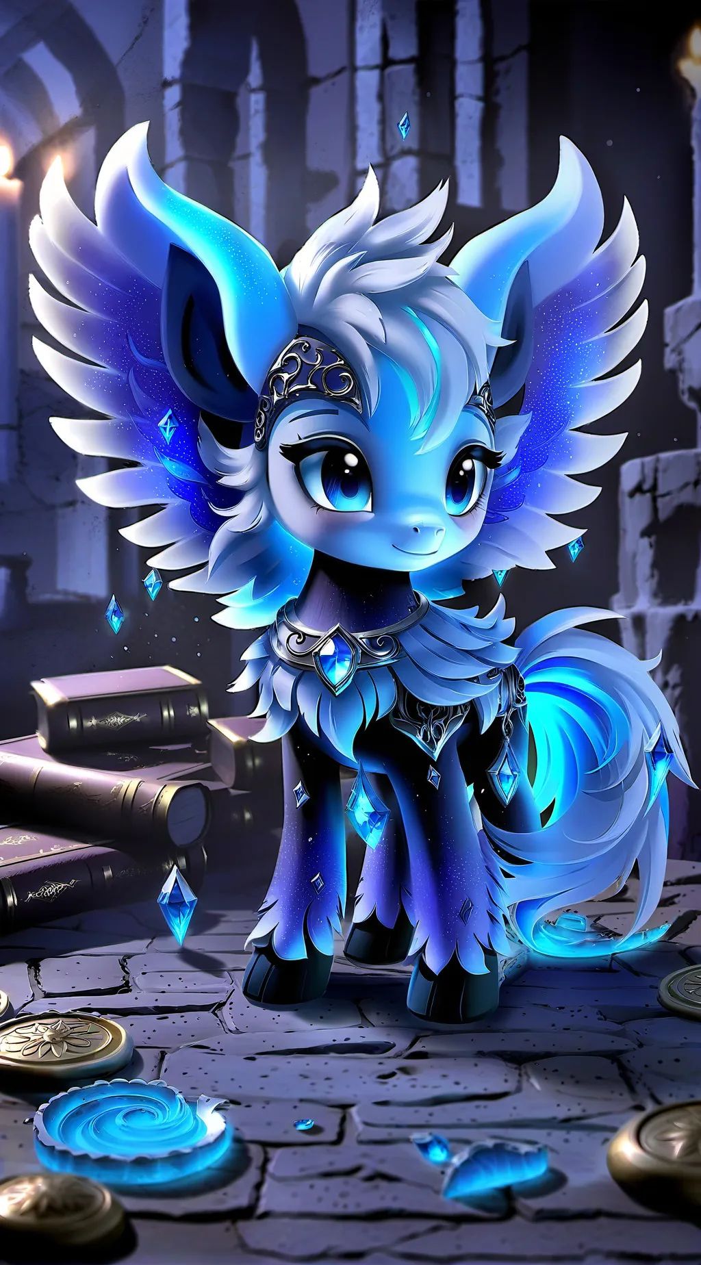 ai character: pony background
