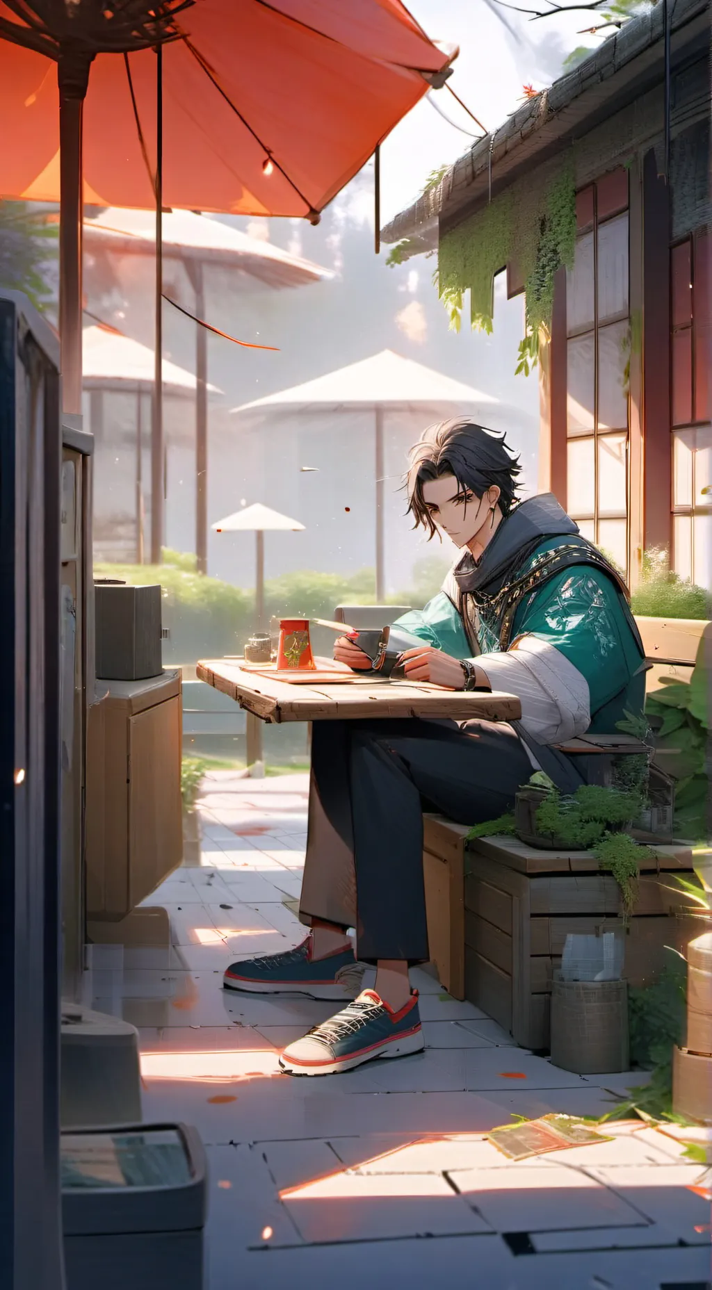 ai character: oliver background