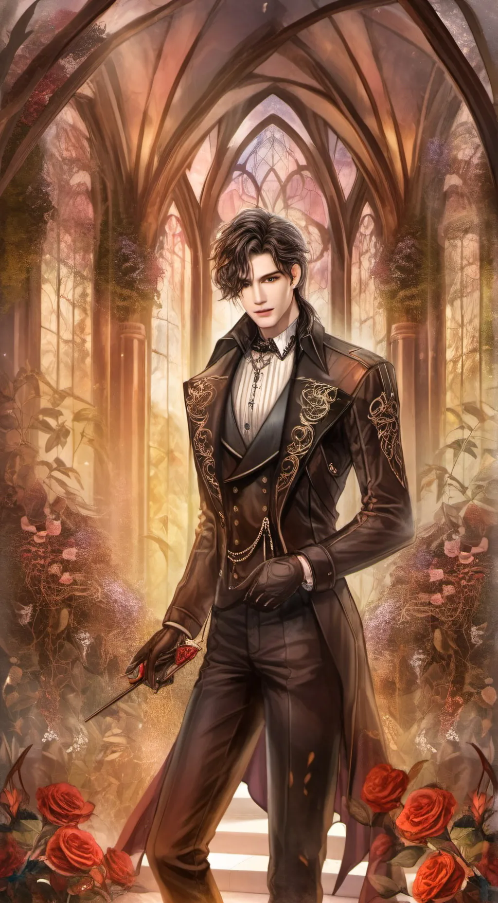 ai character: Oliver  background