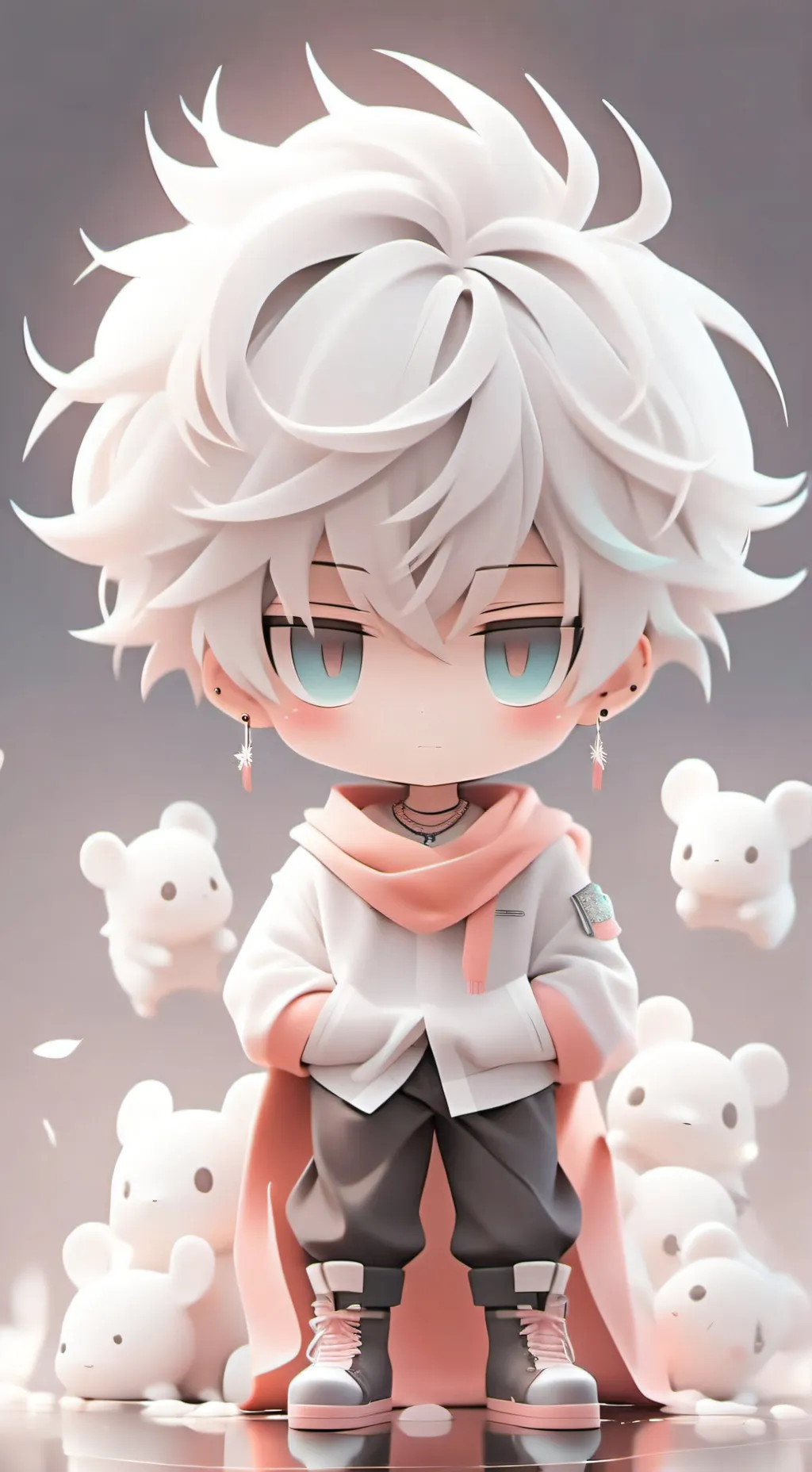 ai character: mha ur baby  background