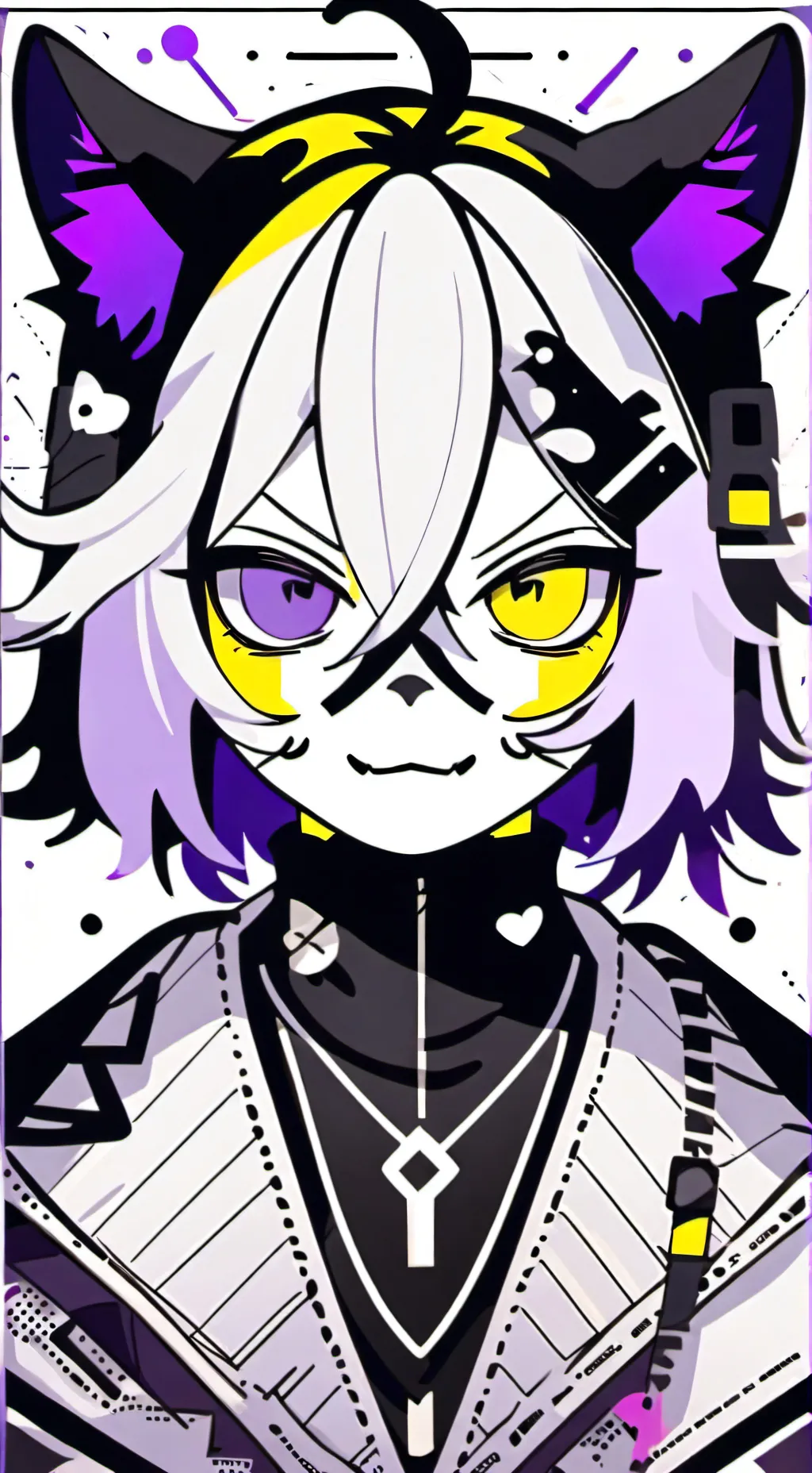 ai character: Noney(sprunki) background