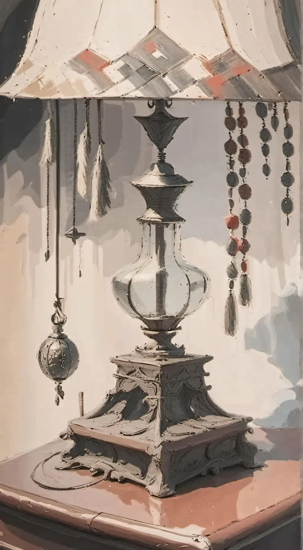 ai character: Glow background