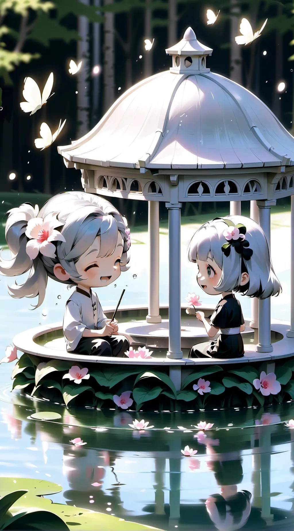 ai character: snowi background