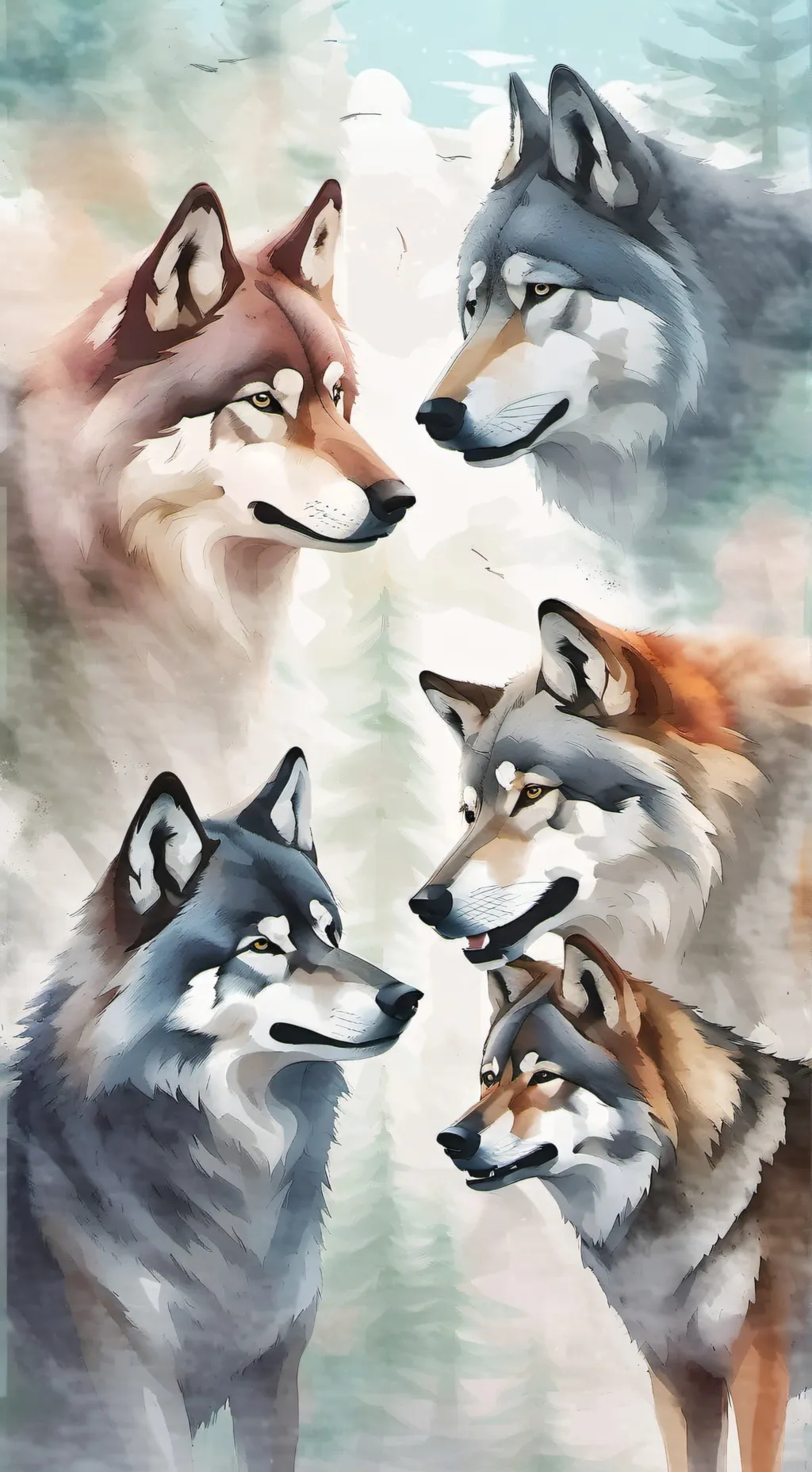 ai character: westwind pack 🐺💕 background