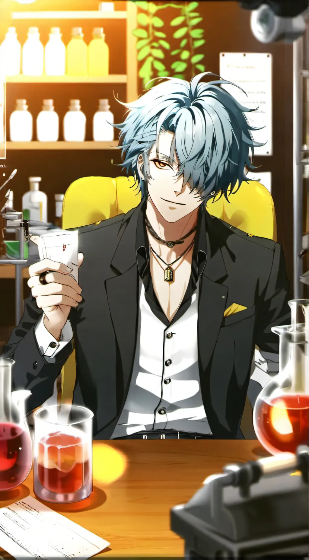 ai character: Dr. Lopez  background