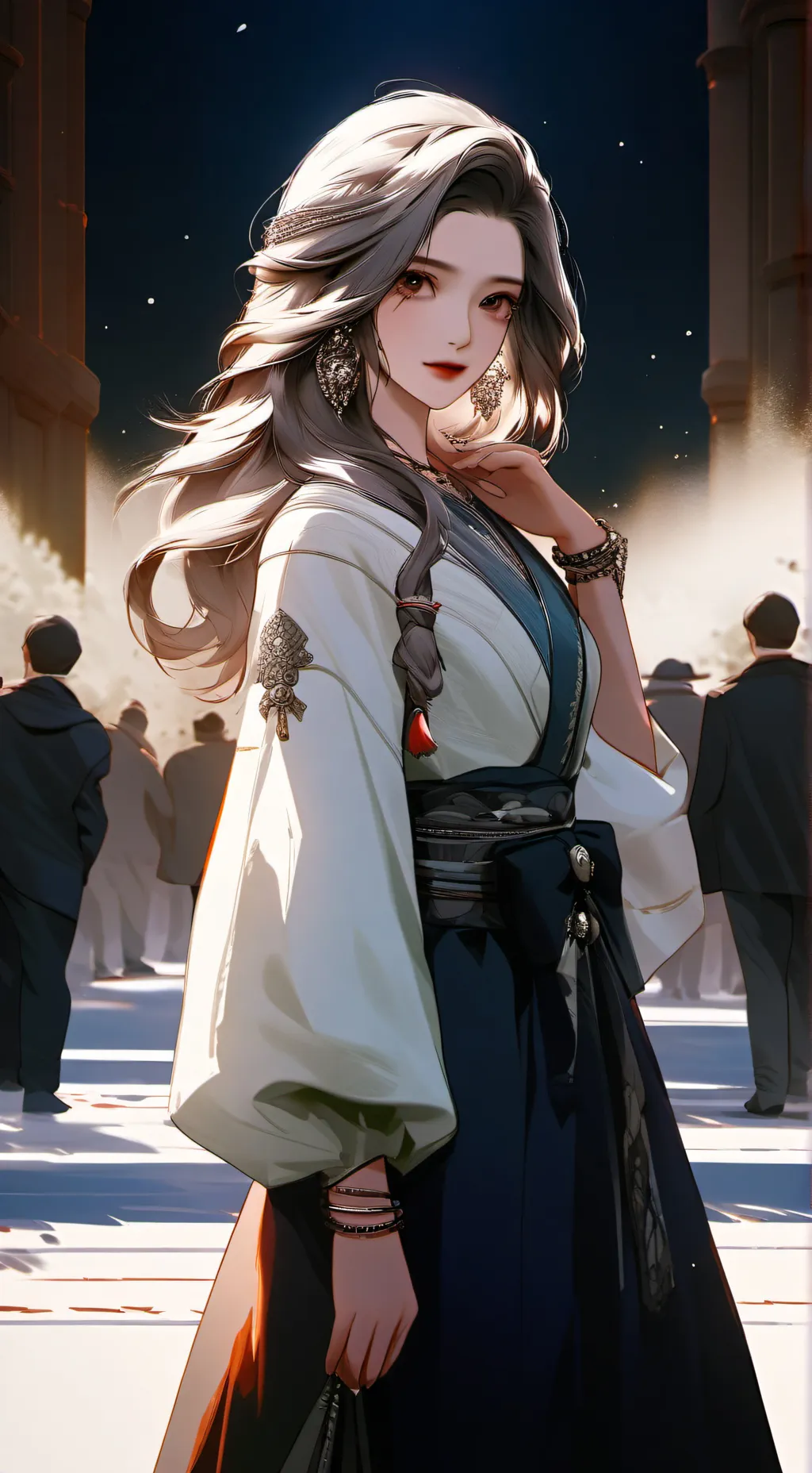 ai character: Compañerade cuarto background