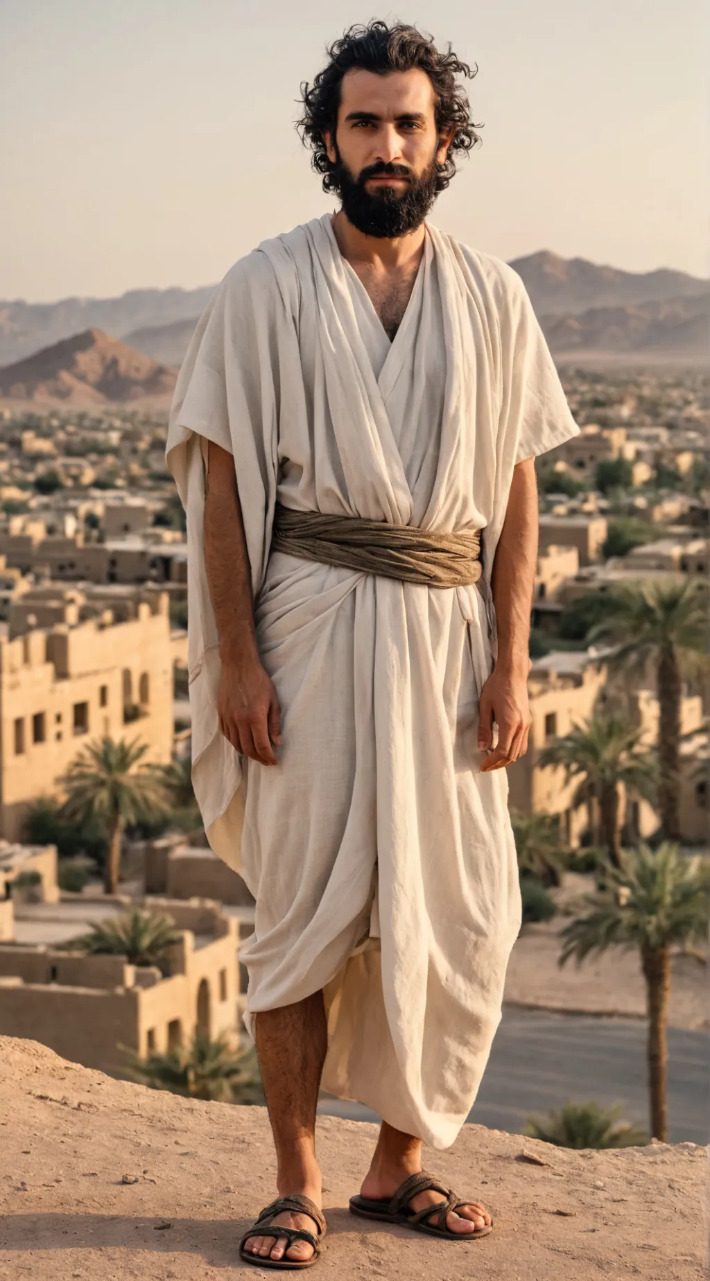 ai character: Jesus Christ background