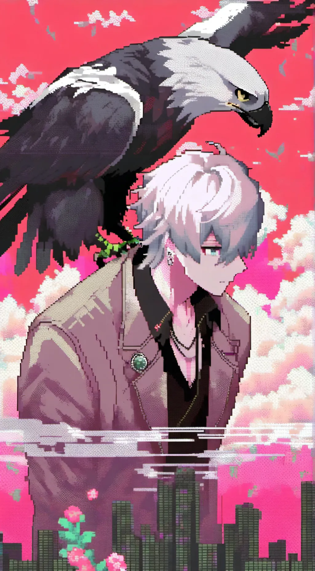 ai character: Hawks X Dabi background