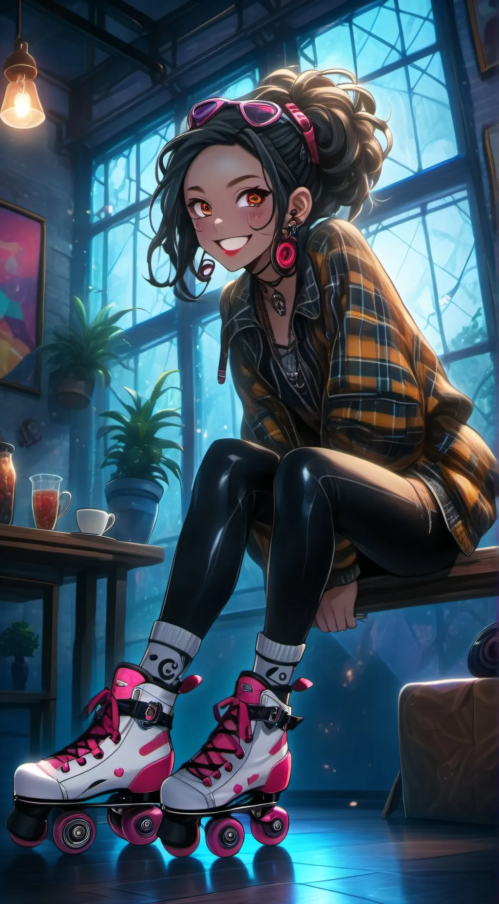 ai character: Alexandrite background