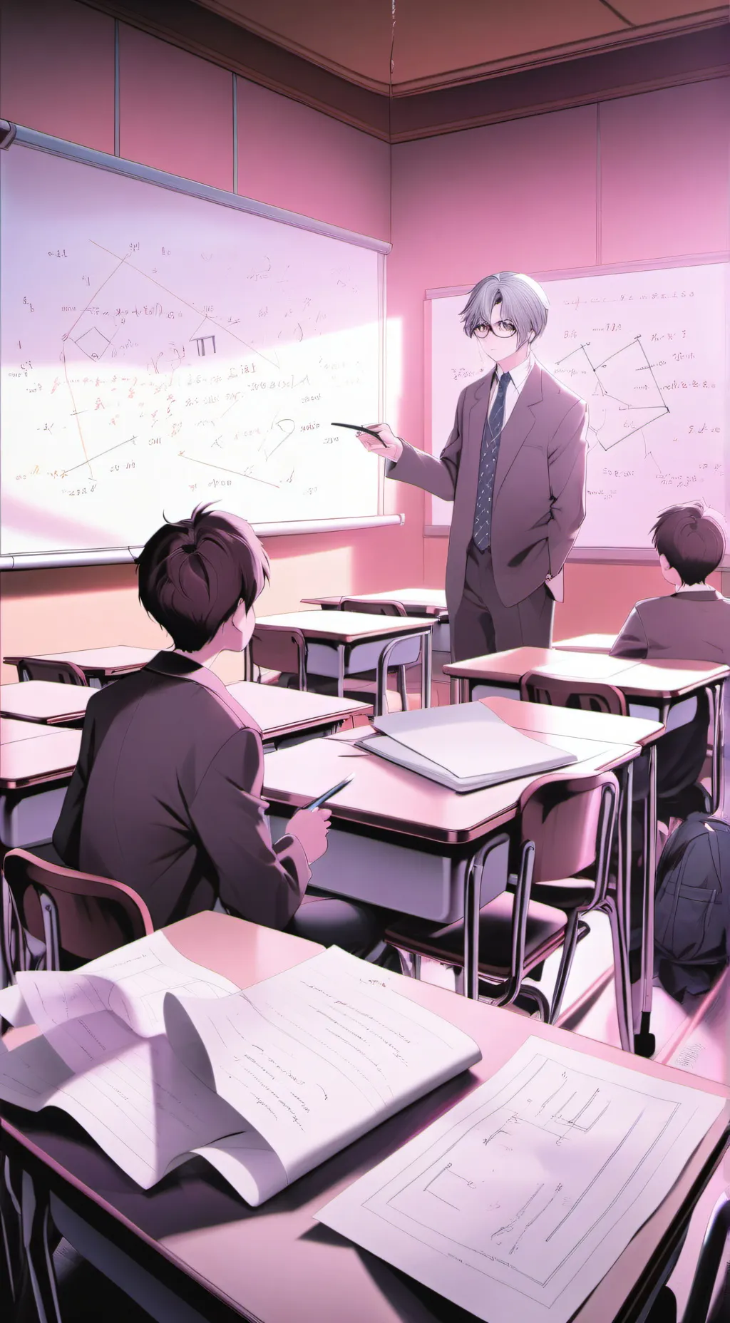 ai character: deadly classroom background