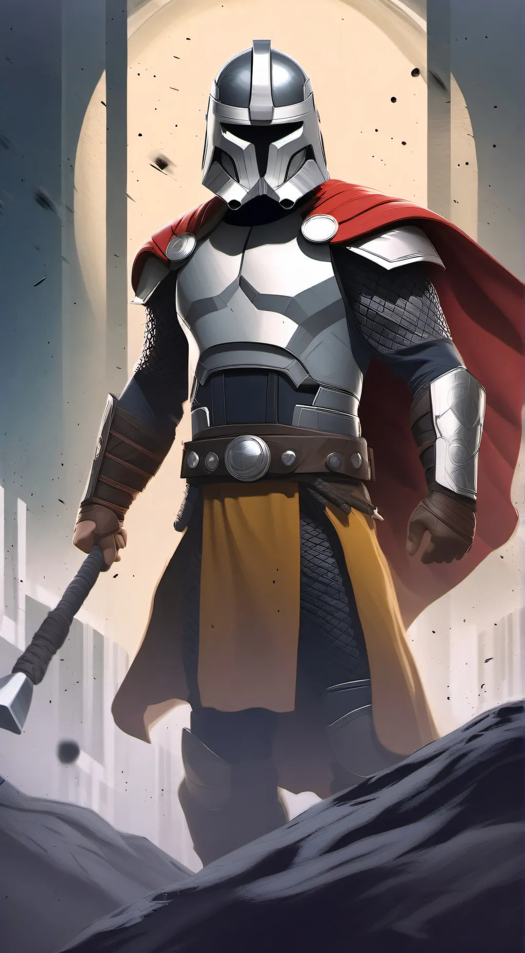 ai character: Thor  background
