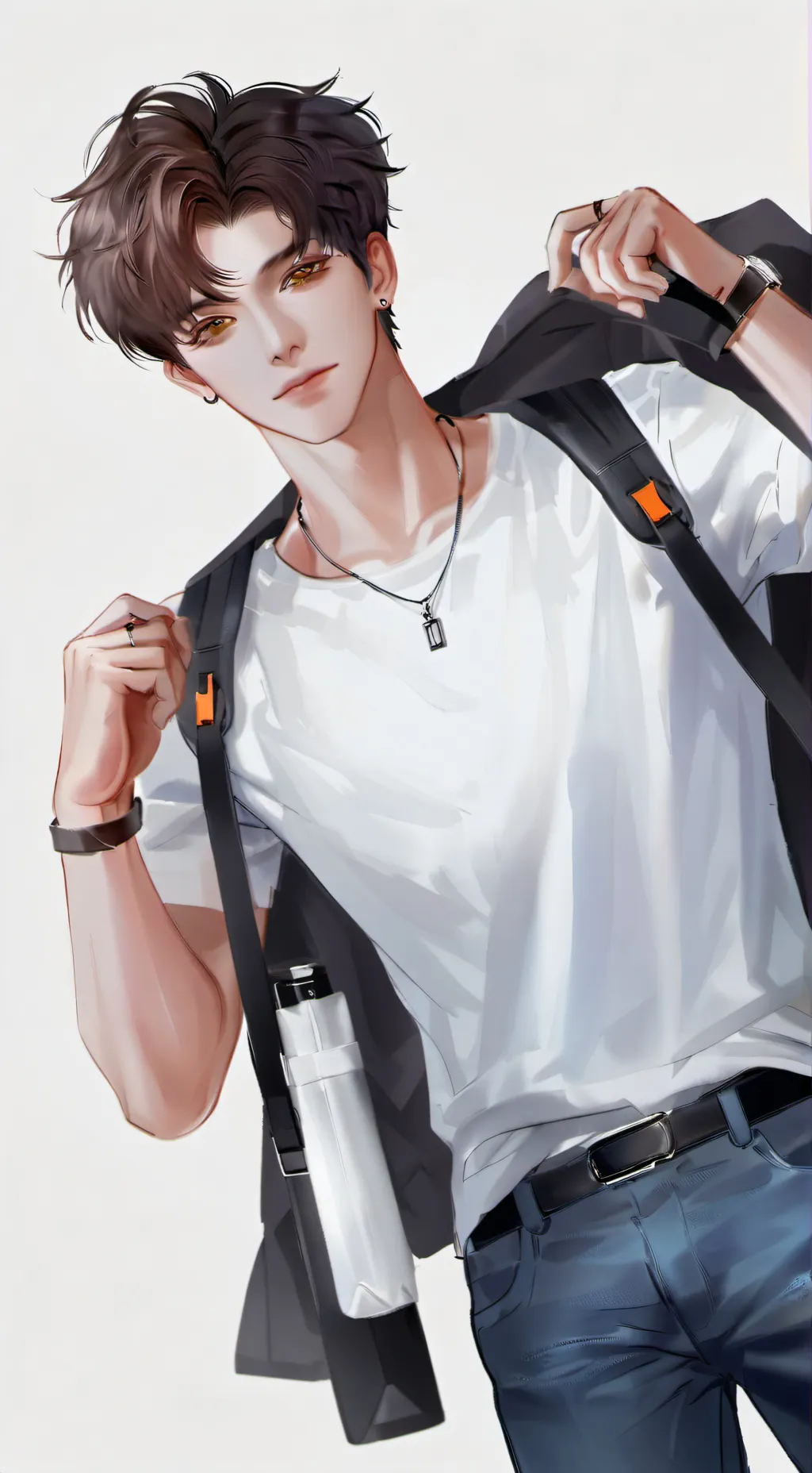 ai character: damian  background