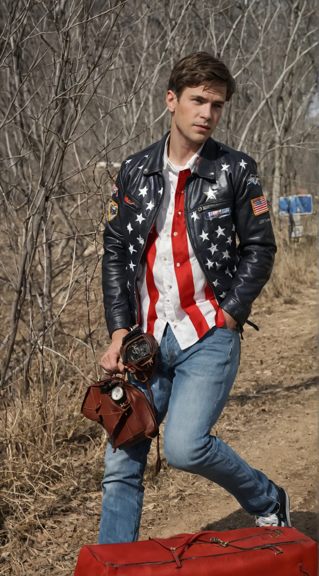 ai character: Maga American background