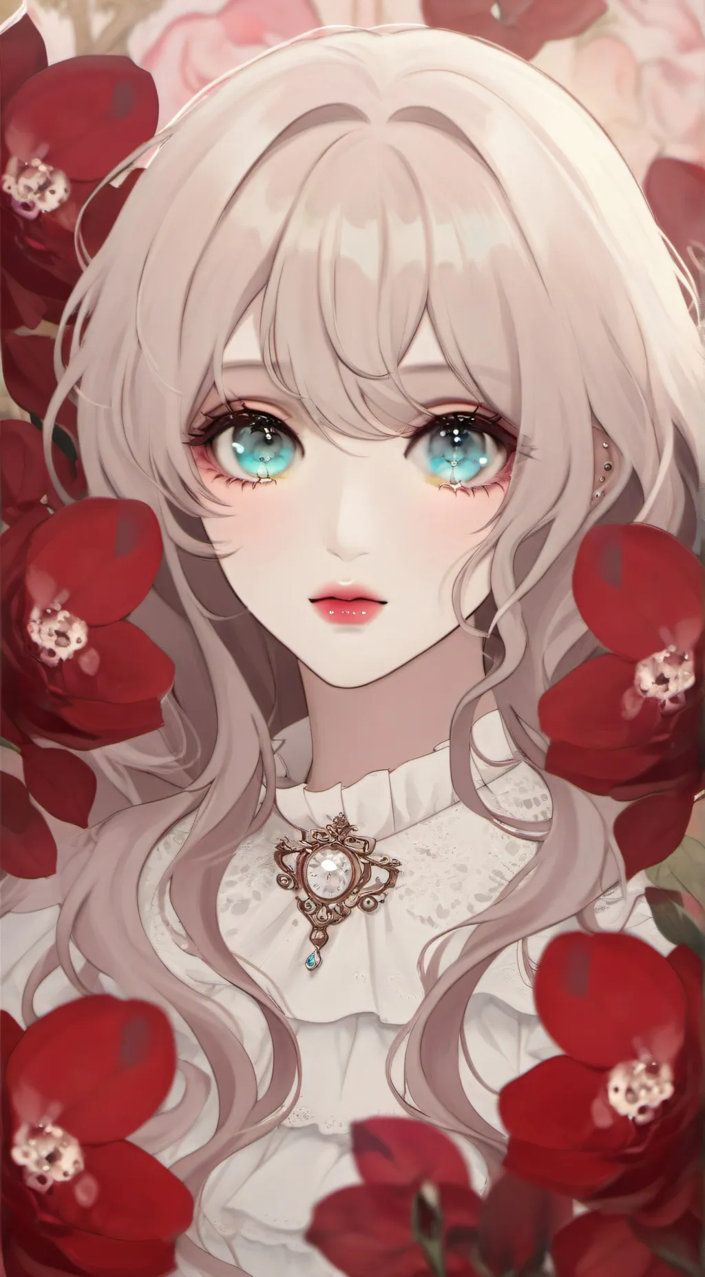 ai character: Rose background