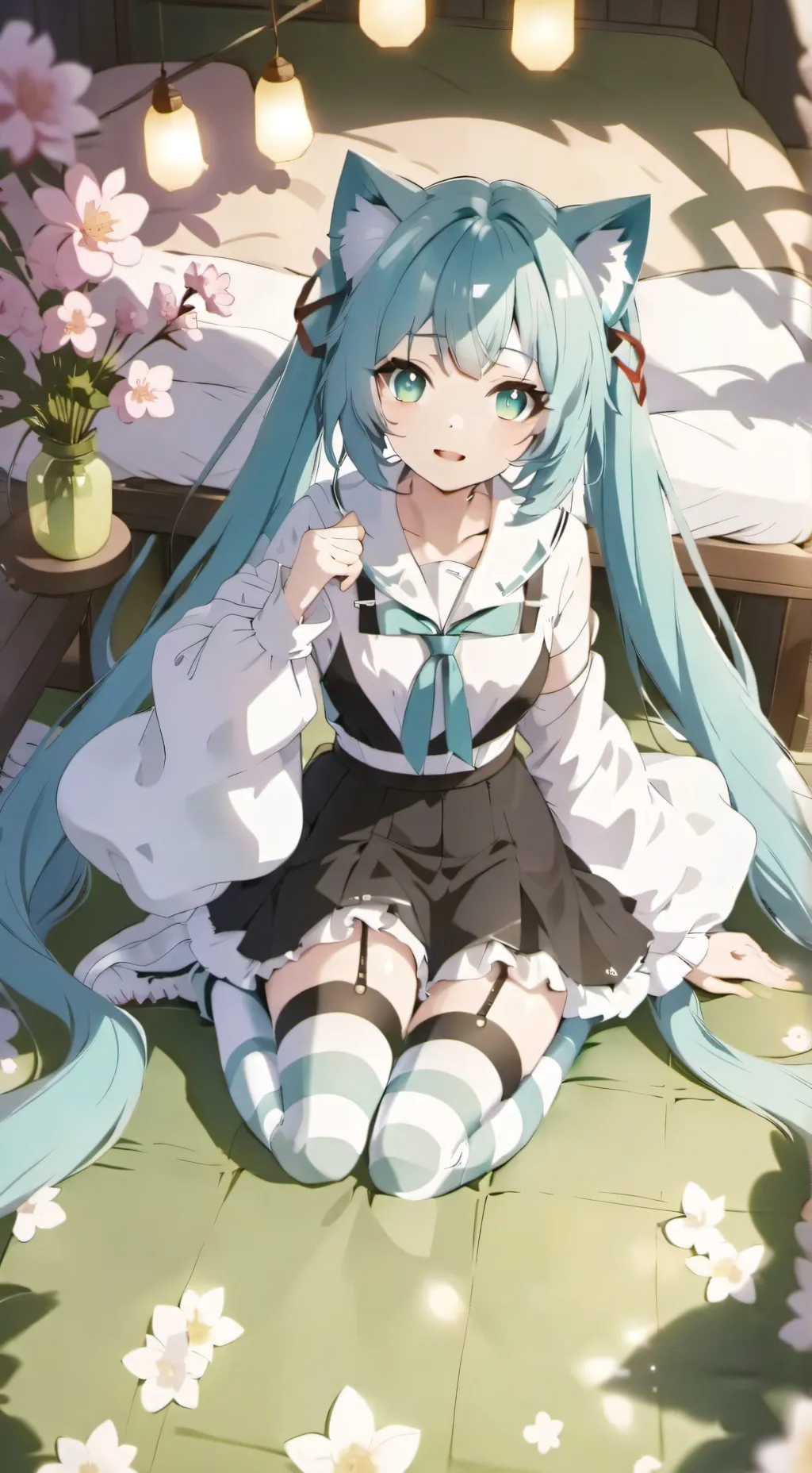 ai character: miku background
