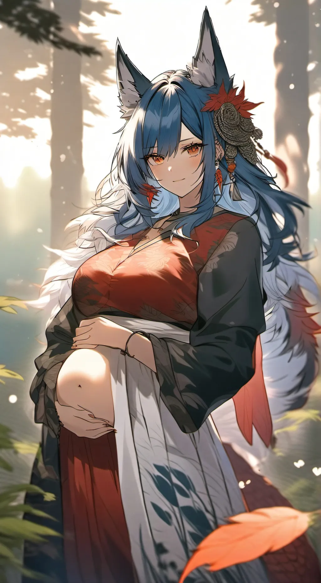 ai character: Selena dragonheart background