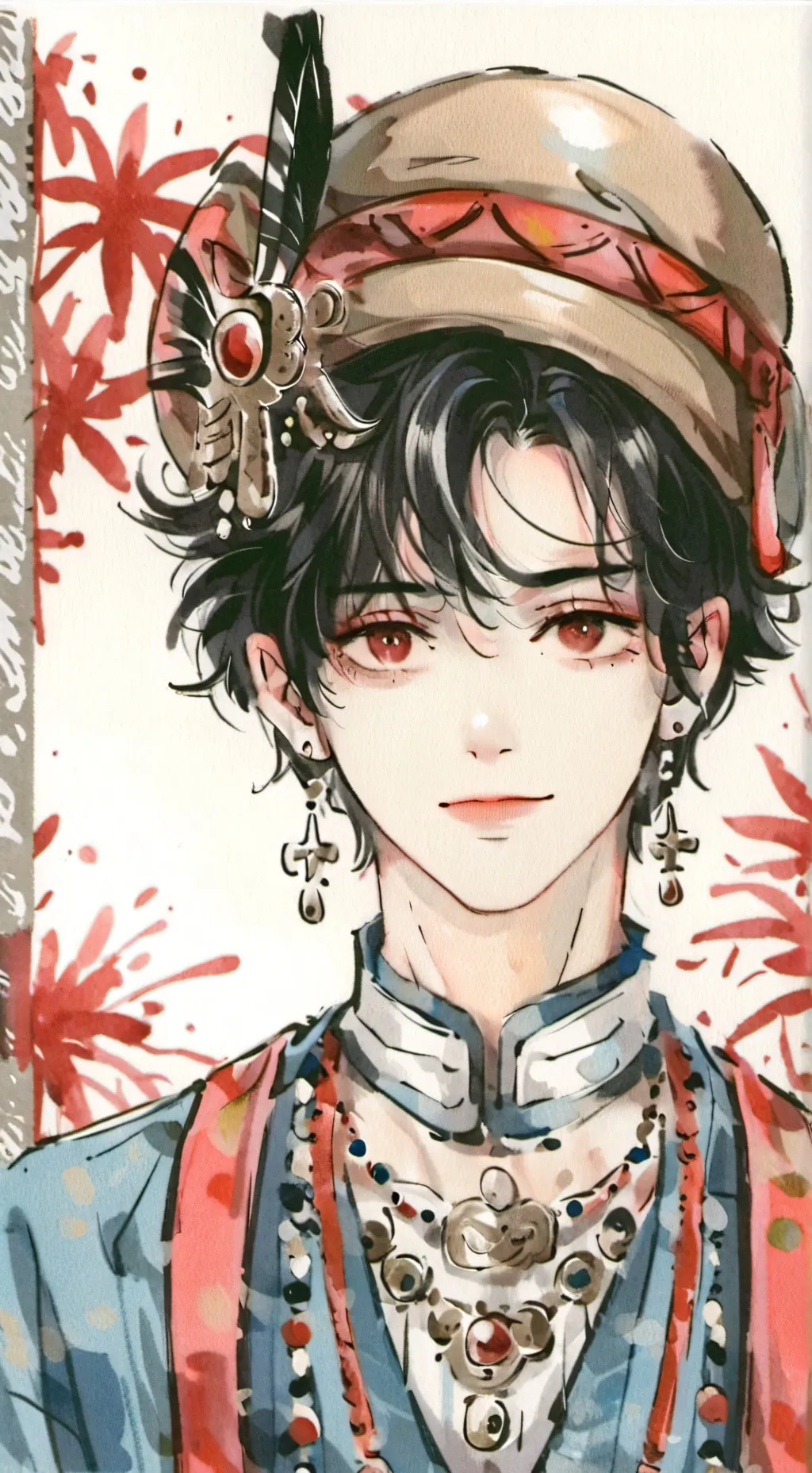 ai character: ★lukas★ background