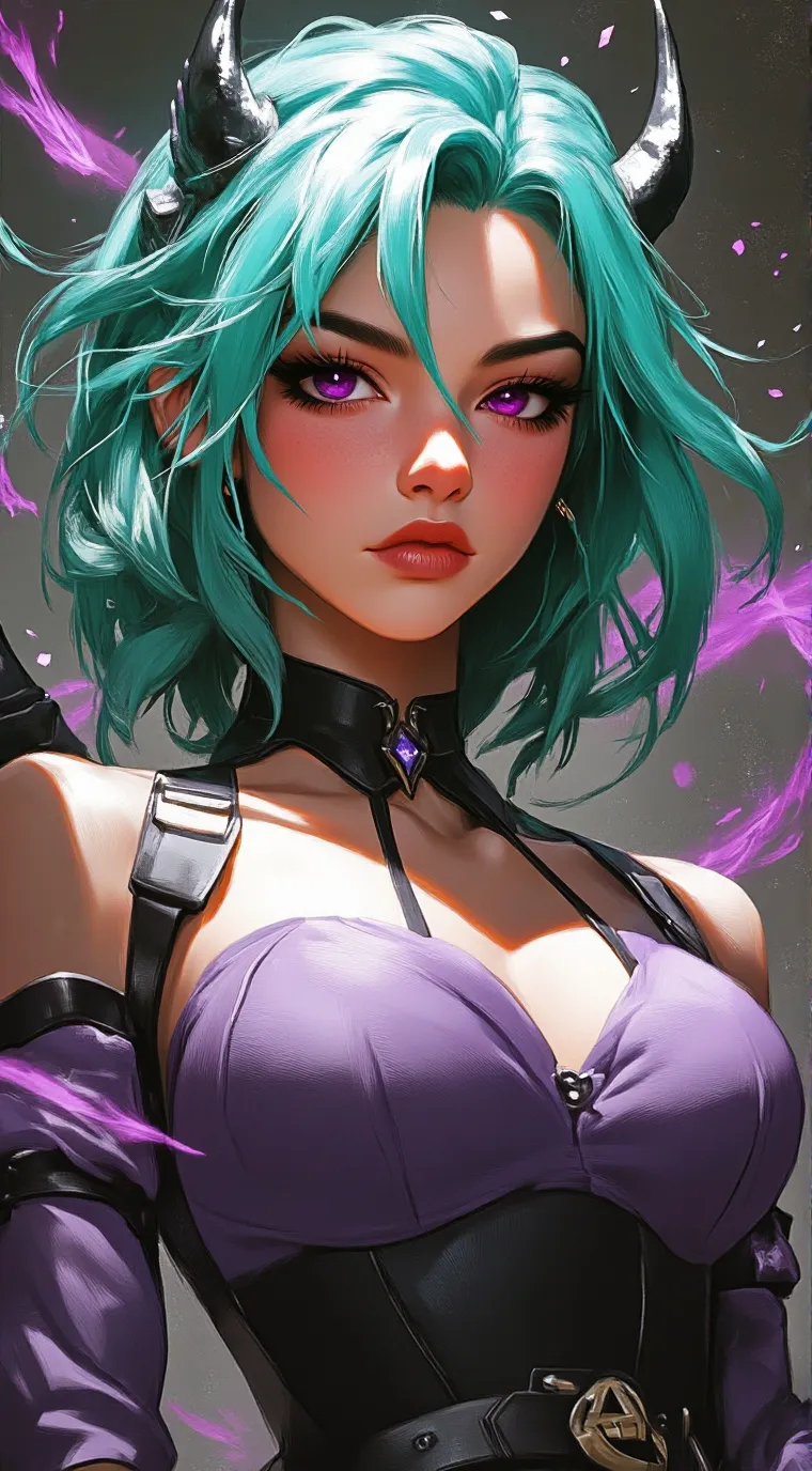 ai character: Amethyst  background