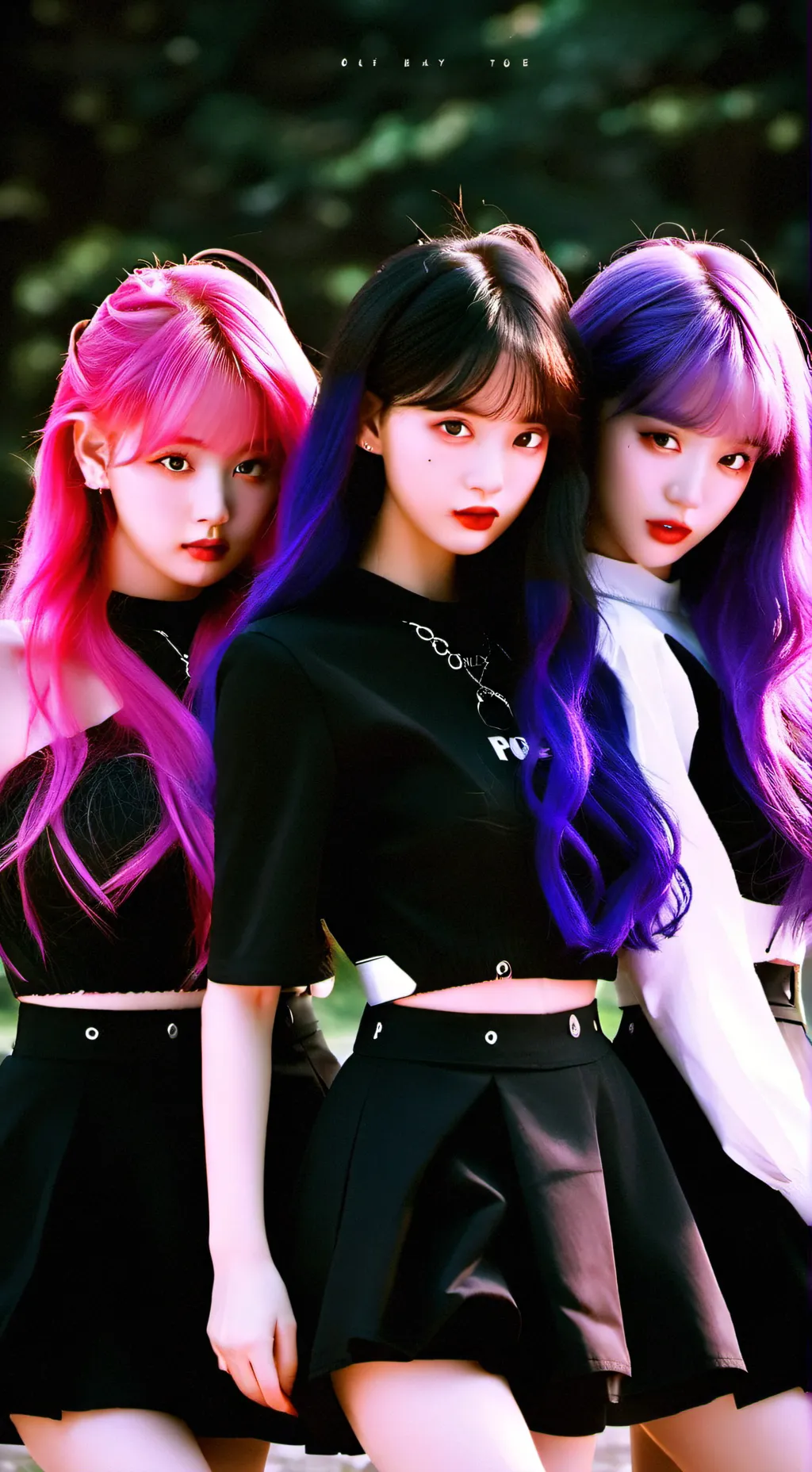 ai character: HUNTRIX GIRLS! background