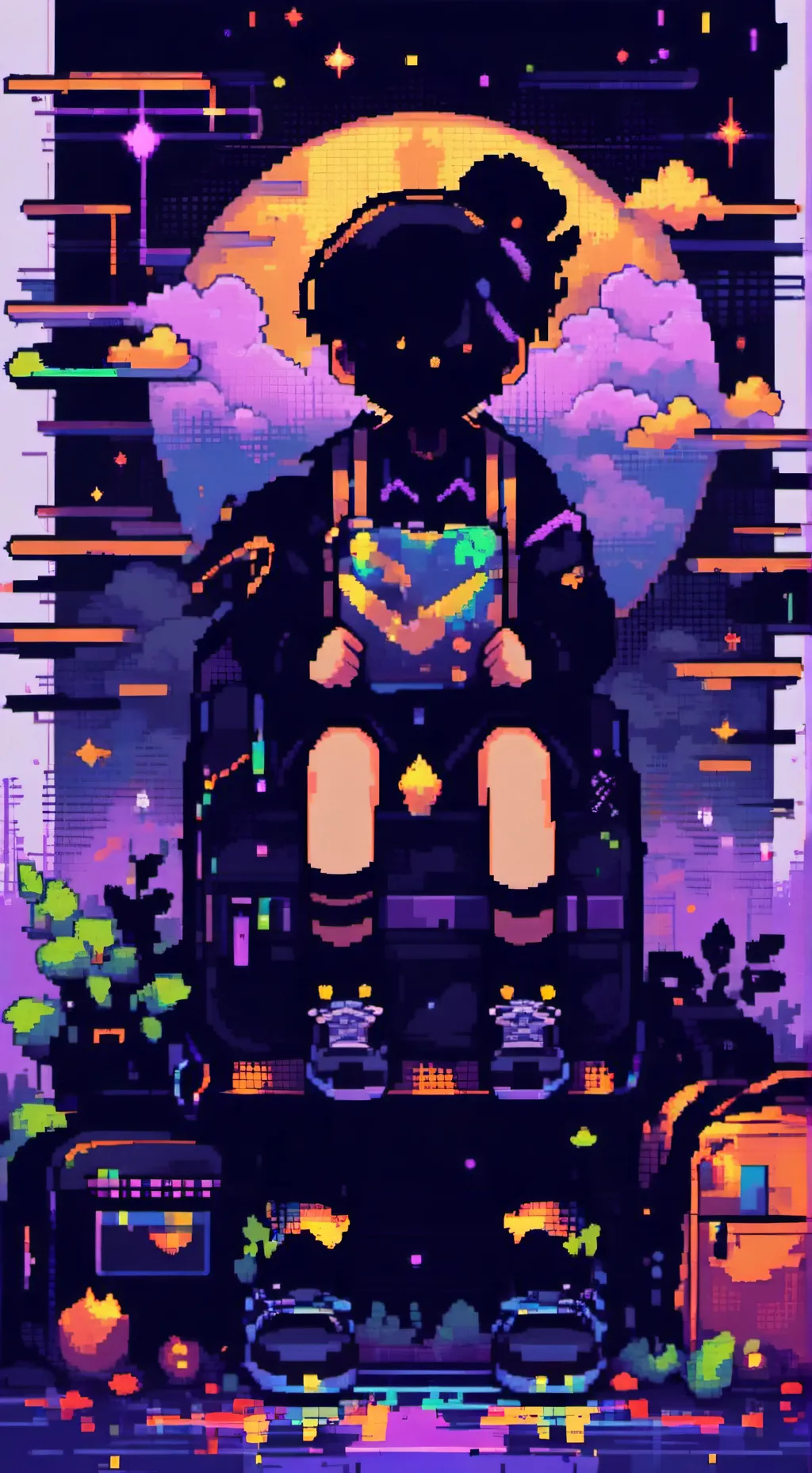 ai character: lunch  background