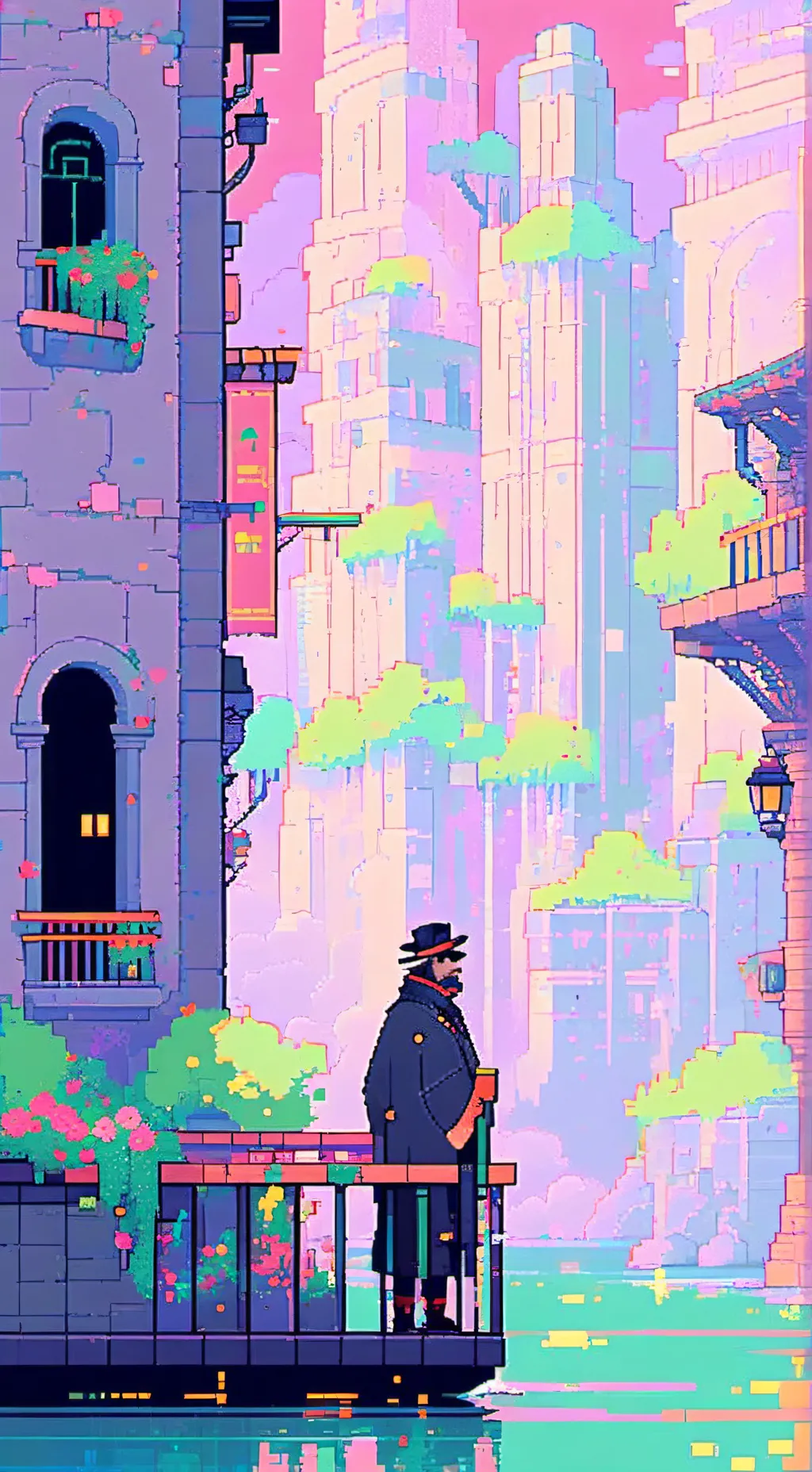 ai character: Dandys world background