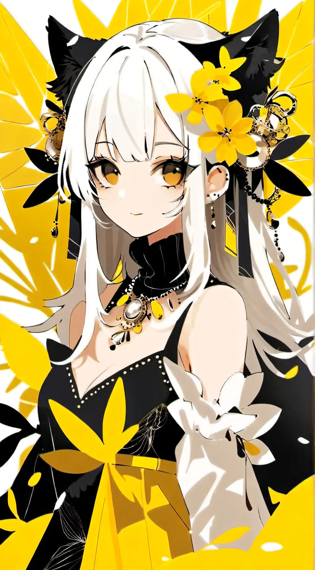 ai character: bananacat background