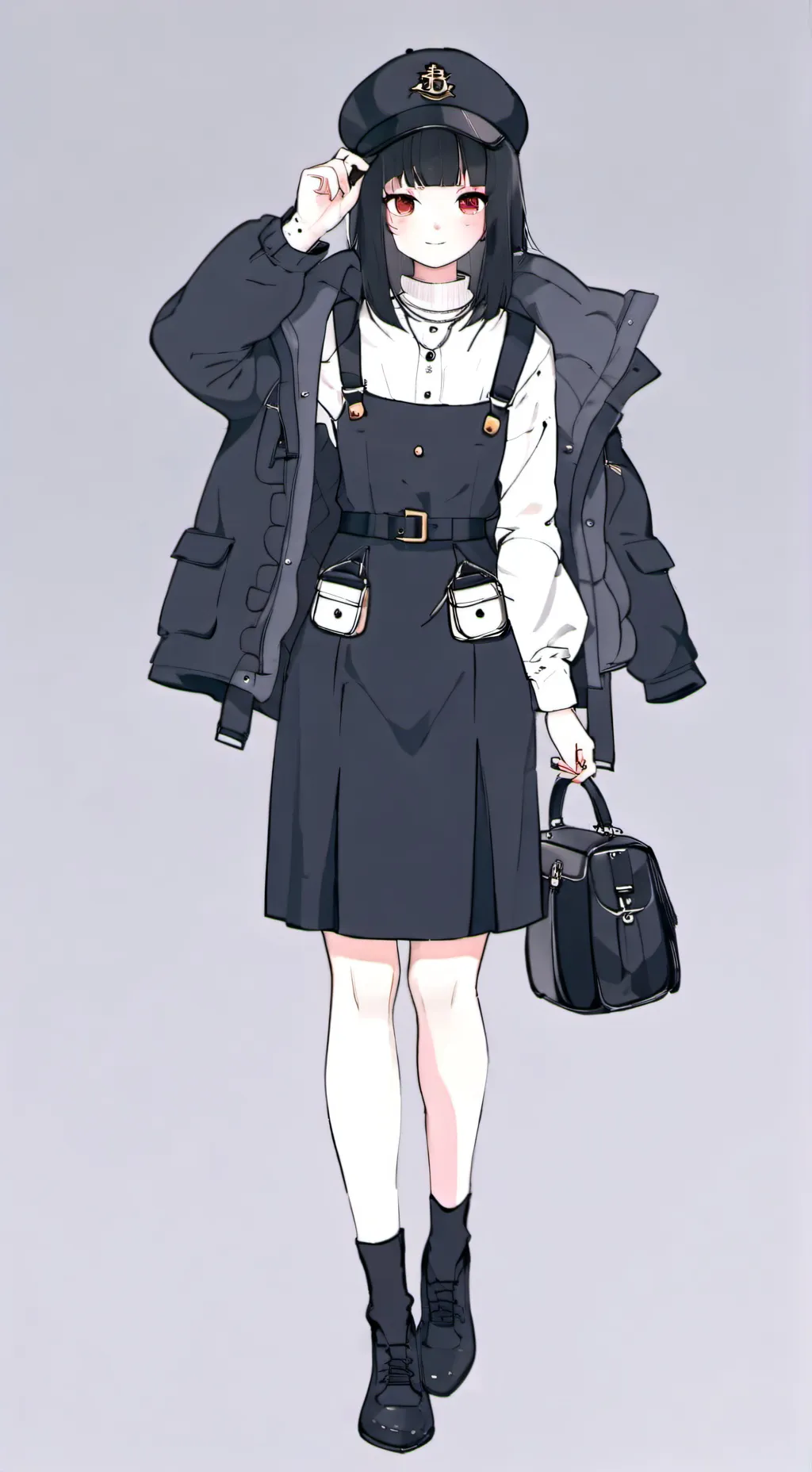 ai character: scared violet  background