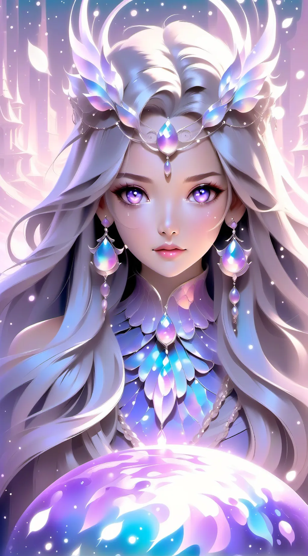 ai character: LH x M background