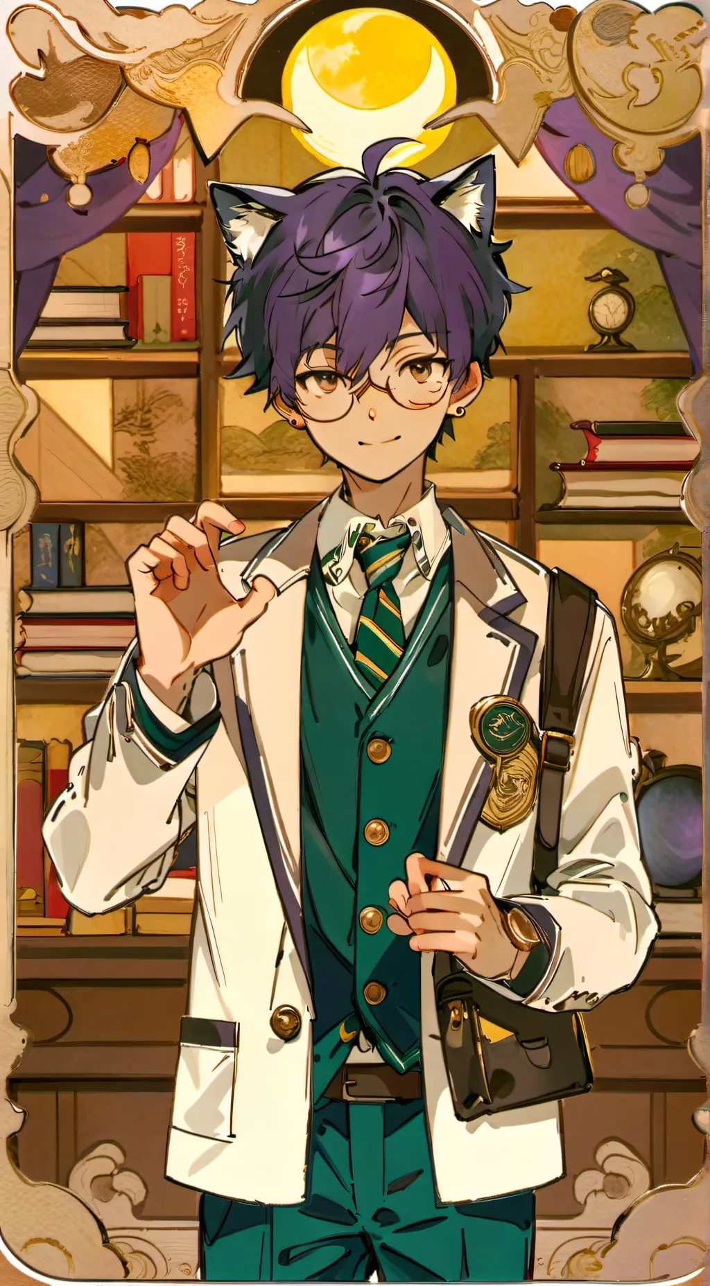 ai character: Magic School S.C background