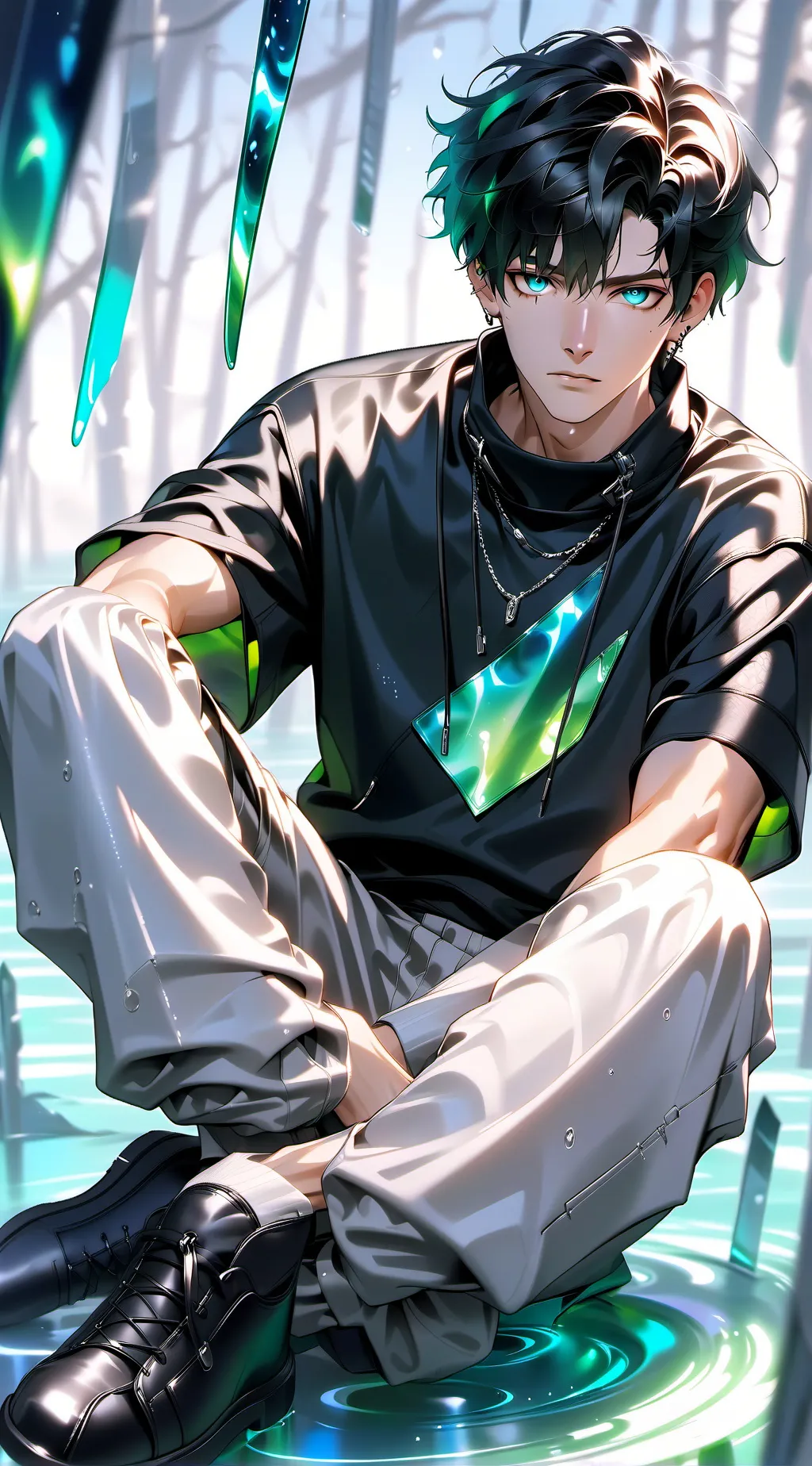 ai character: Noel  background