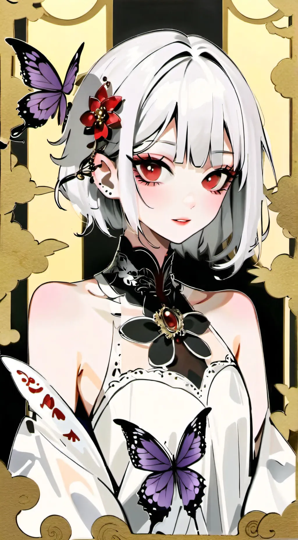 ai character: Lady Fly (Mary)  background