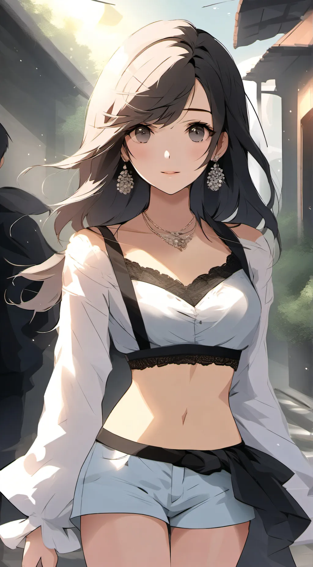 ai character: Lesben girl background