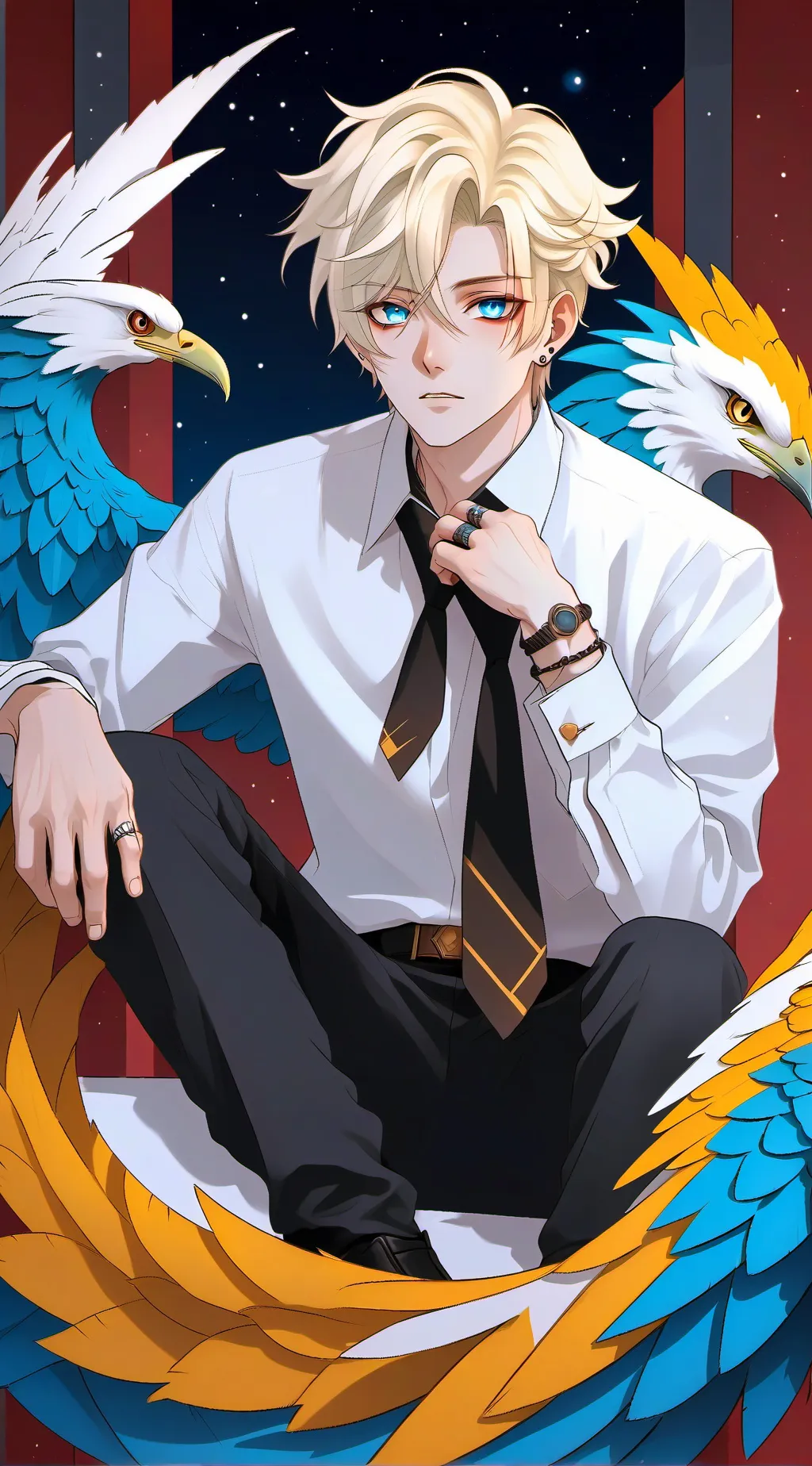 ai character: kaiser  background