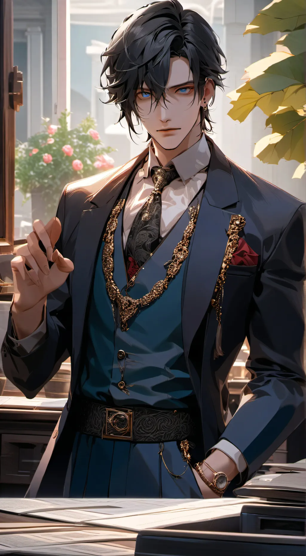 ai character: Mason background