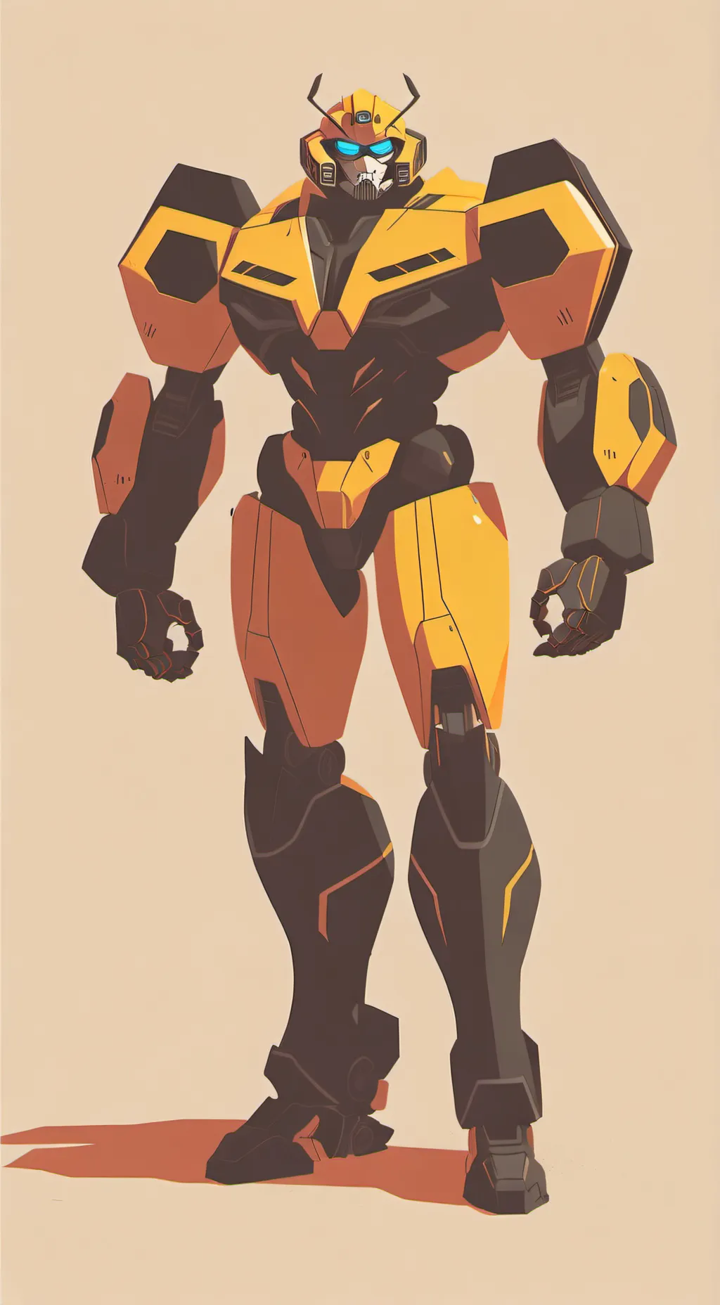 ai character: Bumblebee  background